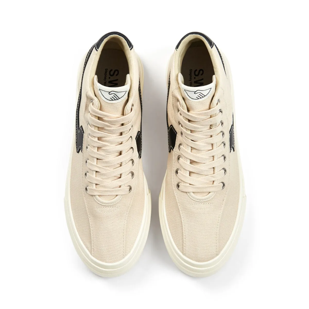 VARDEN S-STRIKE CANVAS ECRU-BLACK sold by Stepney Workers Club product image thumbnail 4