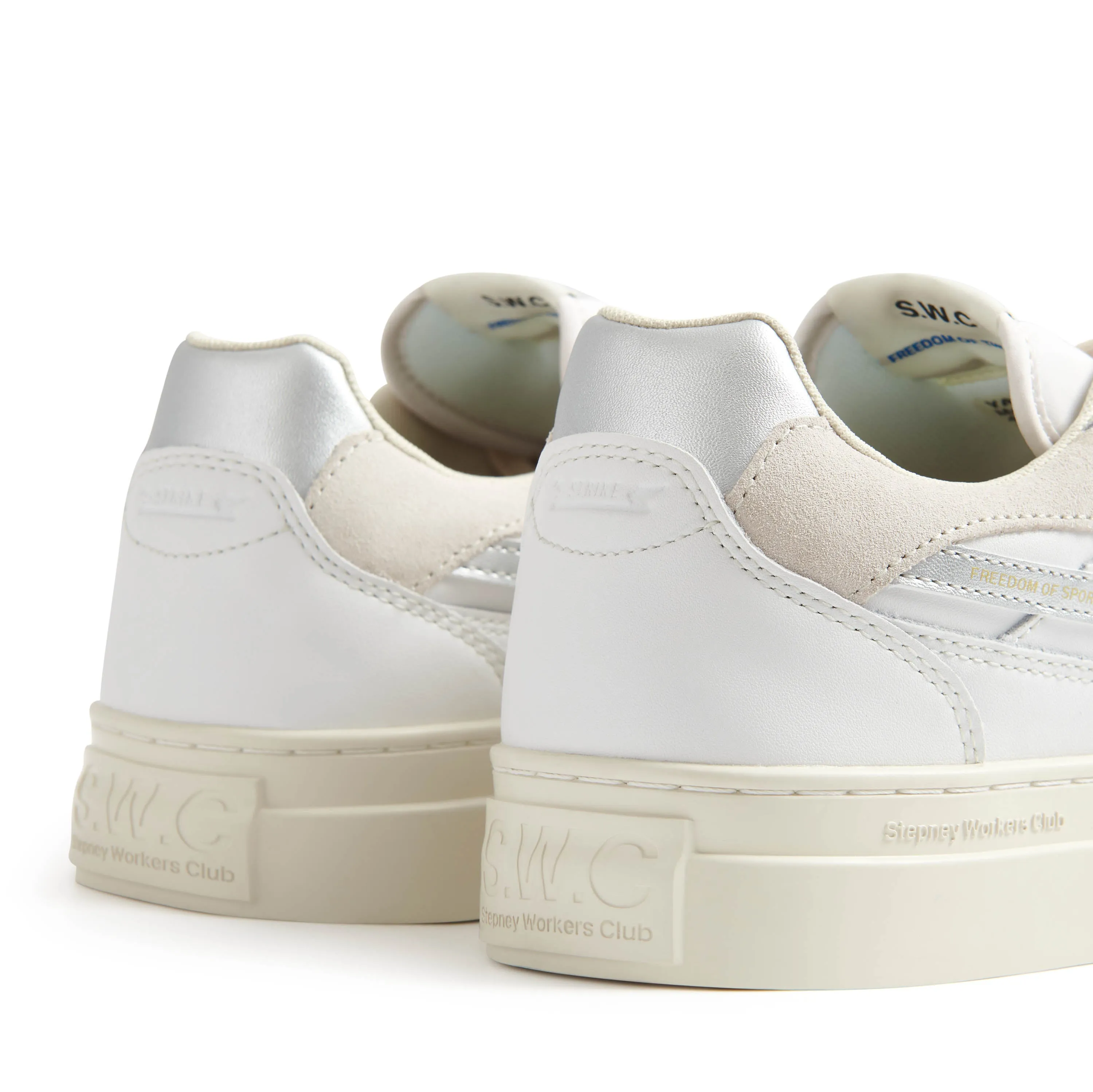 PEARL S-STRIKE LEATHER WHITE-SILVER sold by Stepney Workers Club product image thumbnail 4