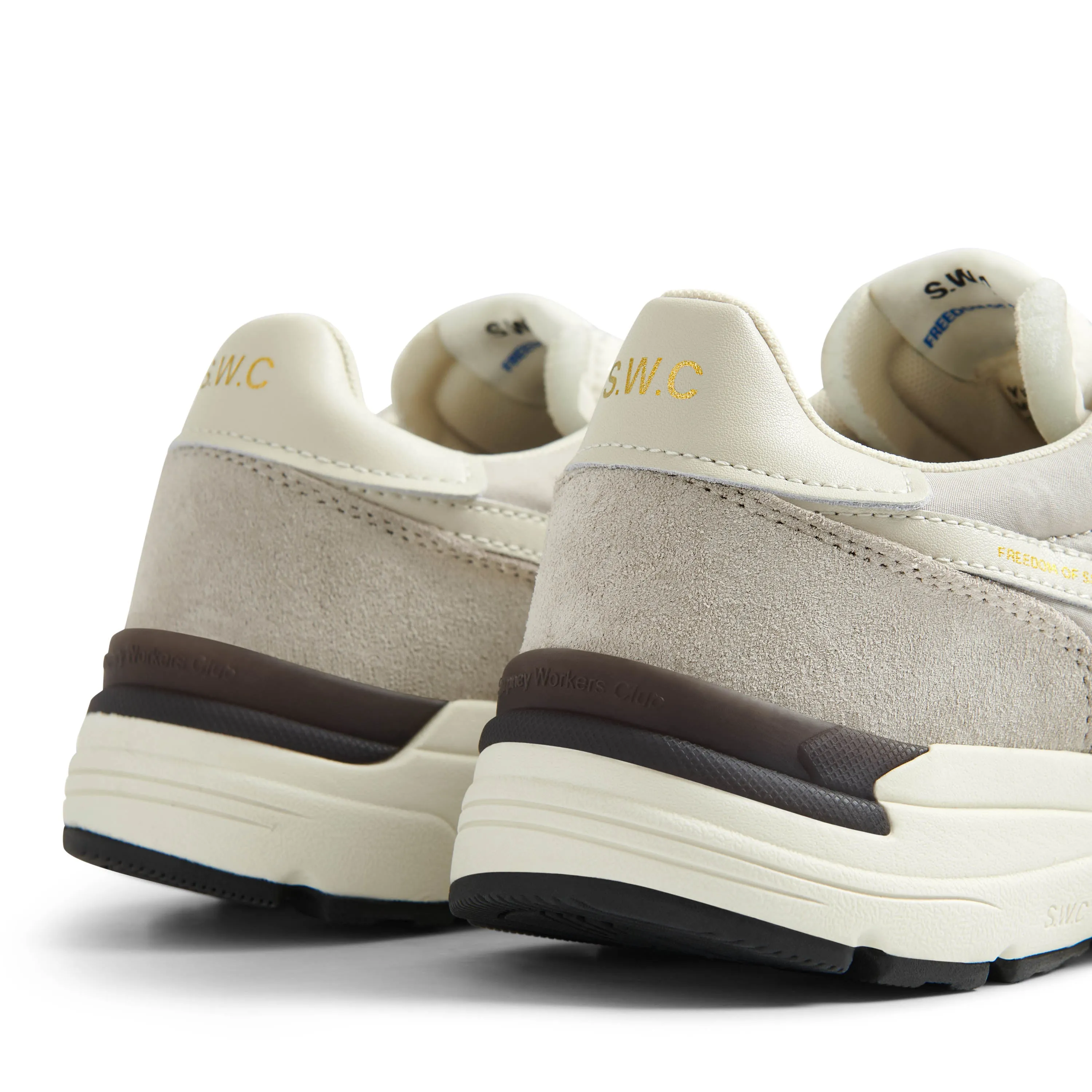 OSIER S-STRIKE SUEDE MIX LIGHT GREY sold by Stepney Workers Club product image thumbnail 4