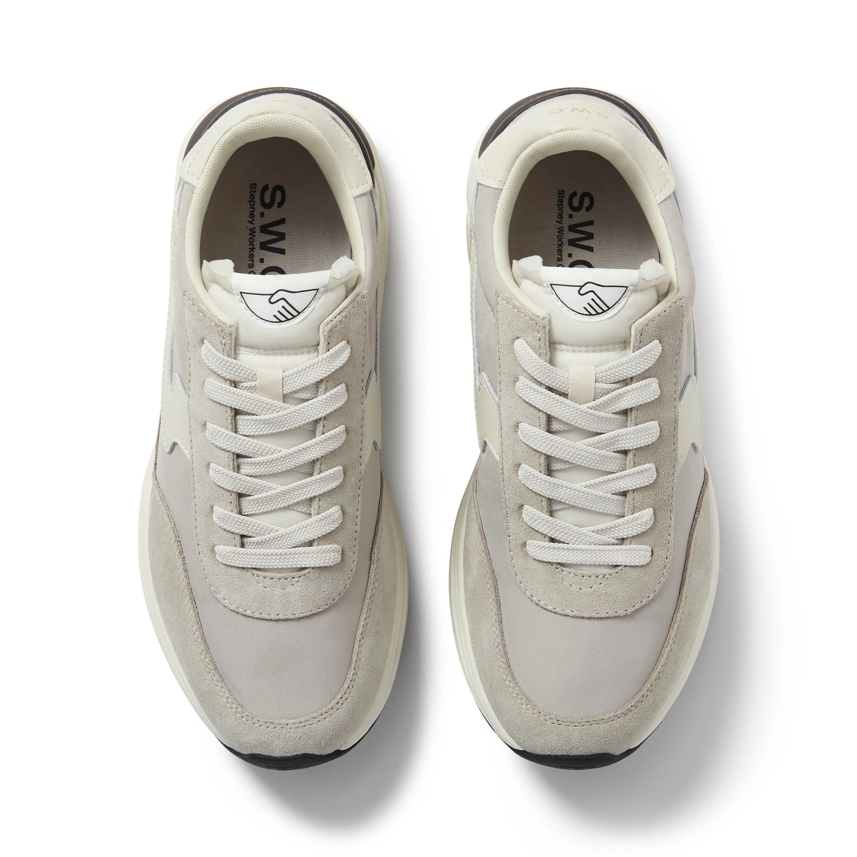 OSIER S-STRIKE SUEDE MIX LIGHT GREY sold by Stepney Workers Club product image thumbnail 5