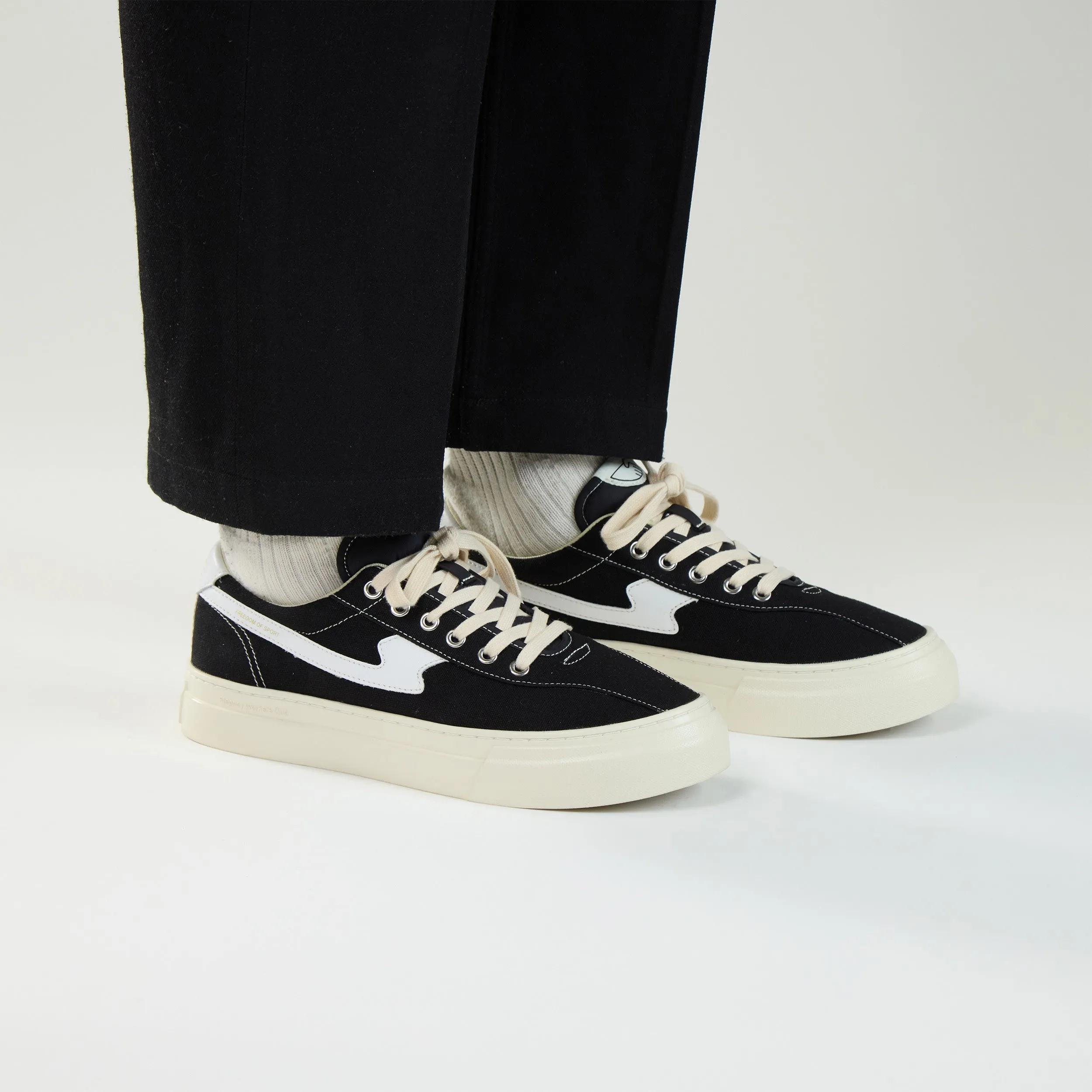 DELLOW S-STRIKE CUP CANVAS BLACK-WHITE sold by Stepney Workers Club product image thumbnail 3