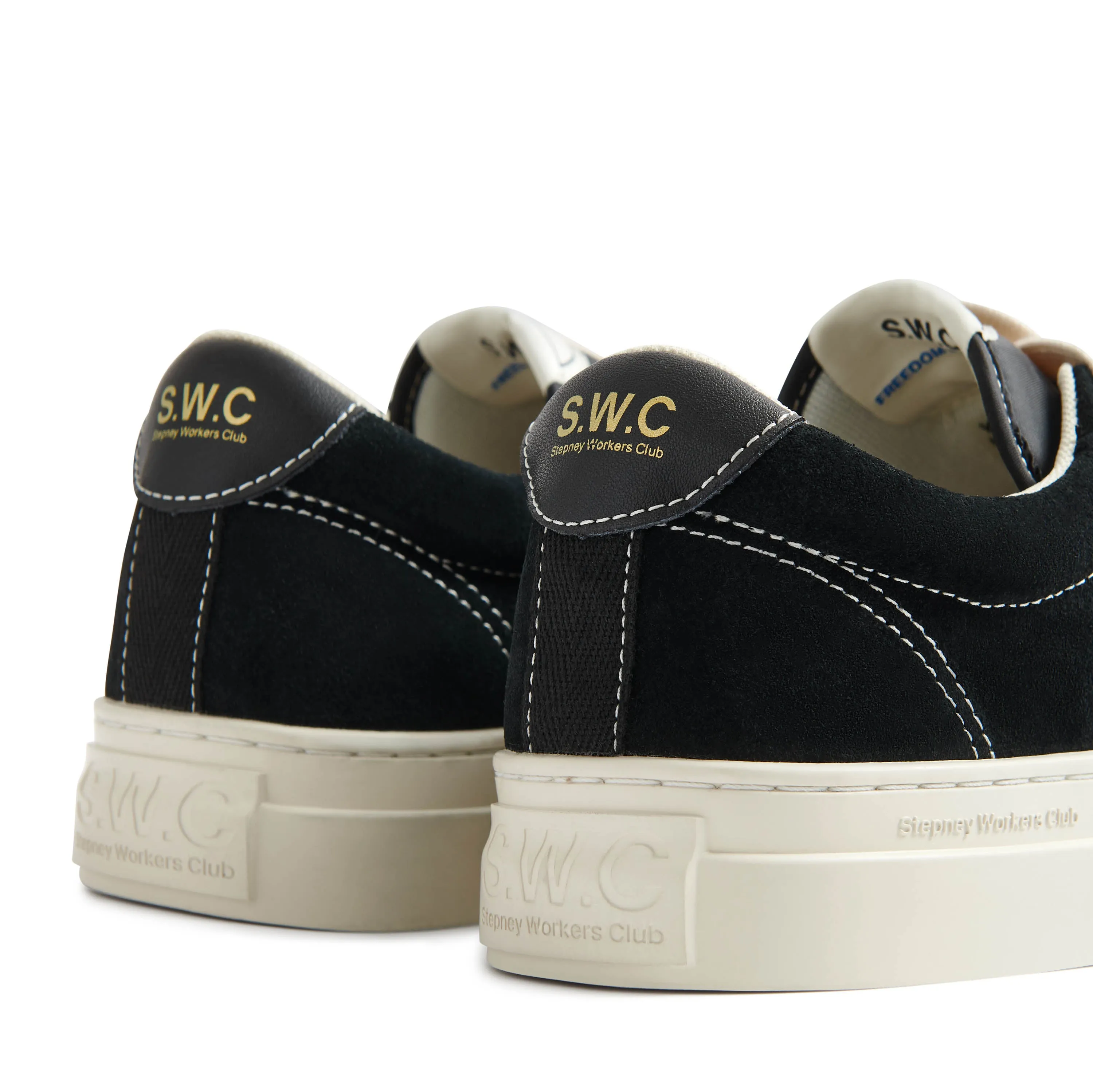 DELLOW 02 CUP SUEDE BLACK sold by Stepney Workers Club product image thumbnail 4