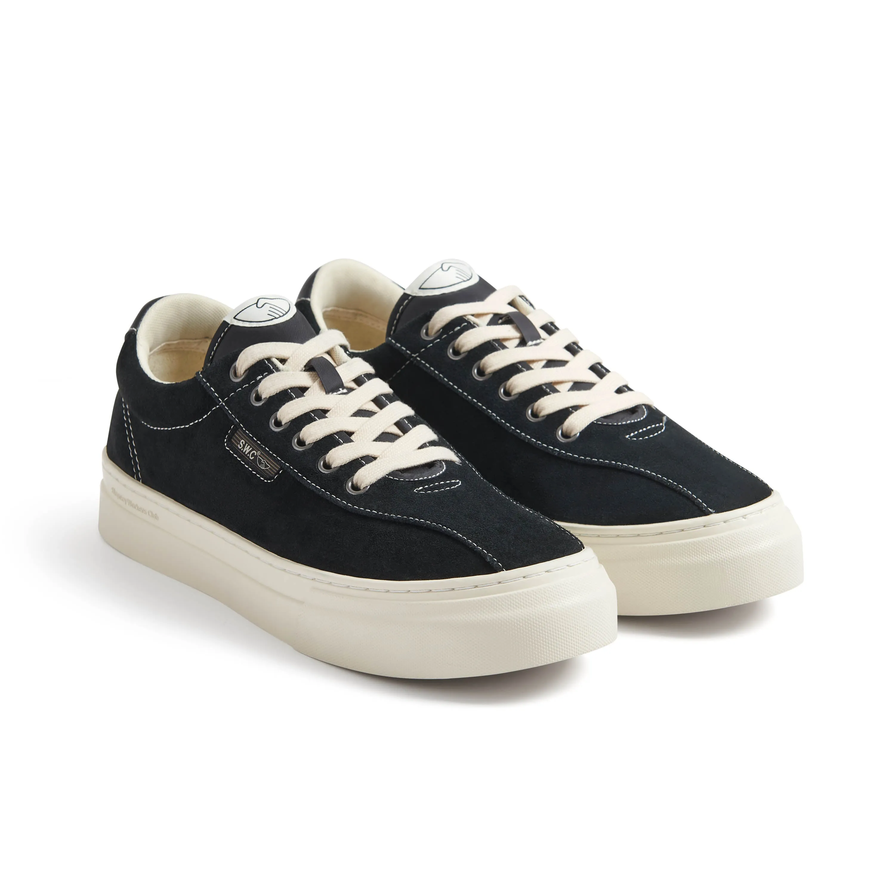 DELLOW 02 CUP SUEDE BLACK sold by Stepney Workers Club product image thumbnail 2
