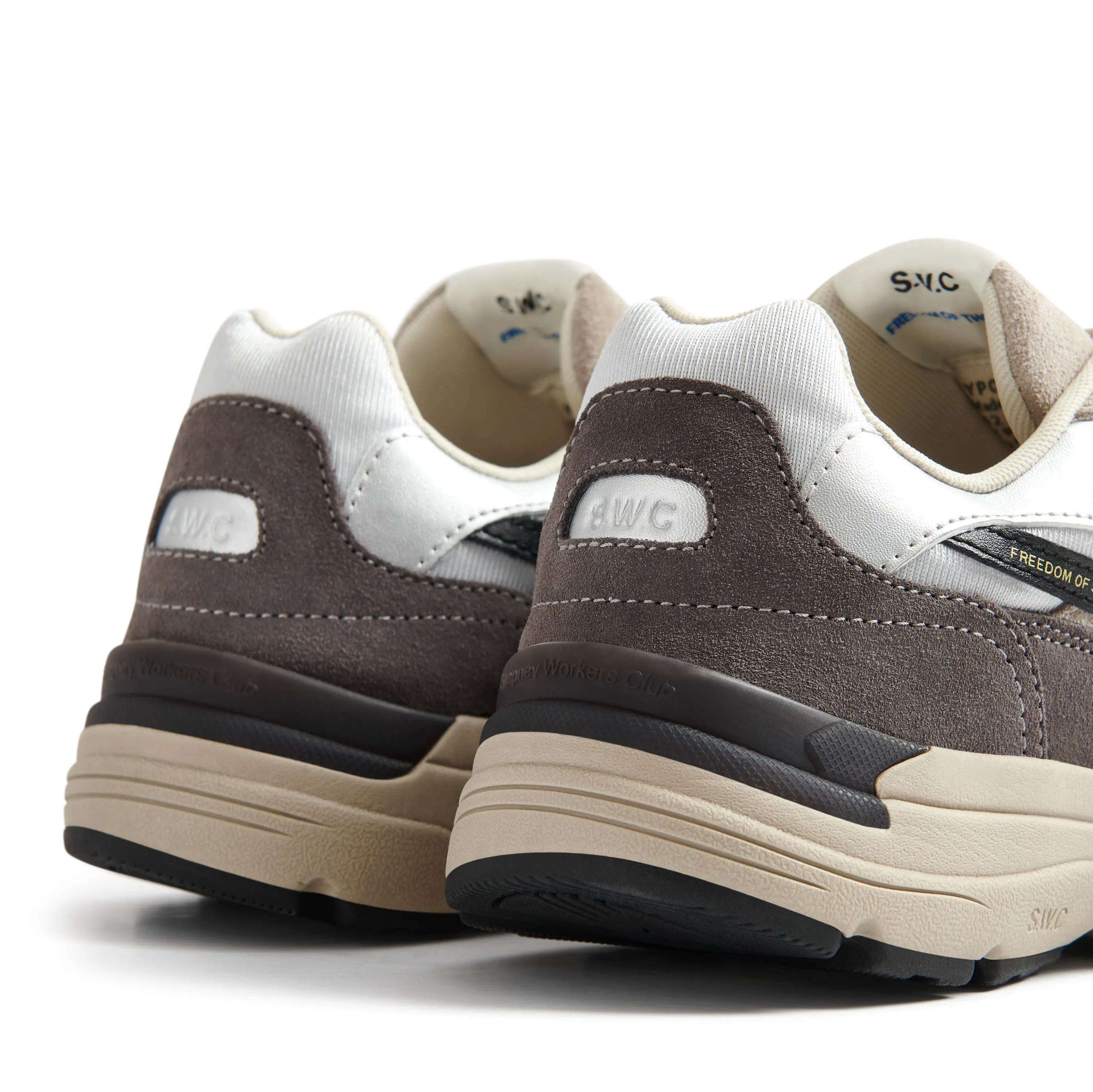 AMIEL S-STRIKE SUEDE MIX SILVER SMOKE sold by Stepney Workers Club product image thumbnail 4