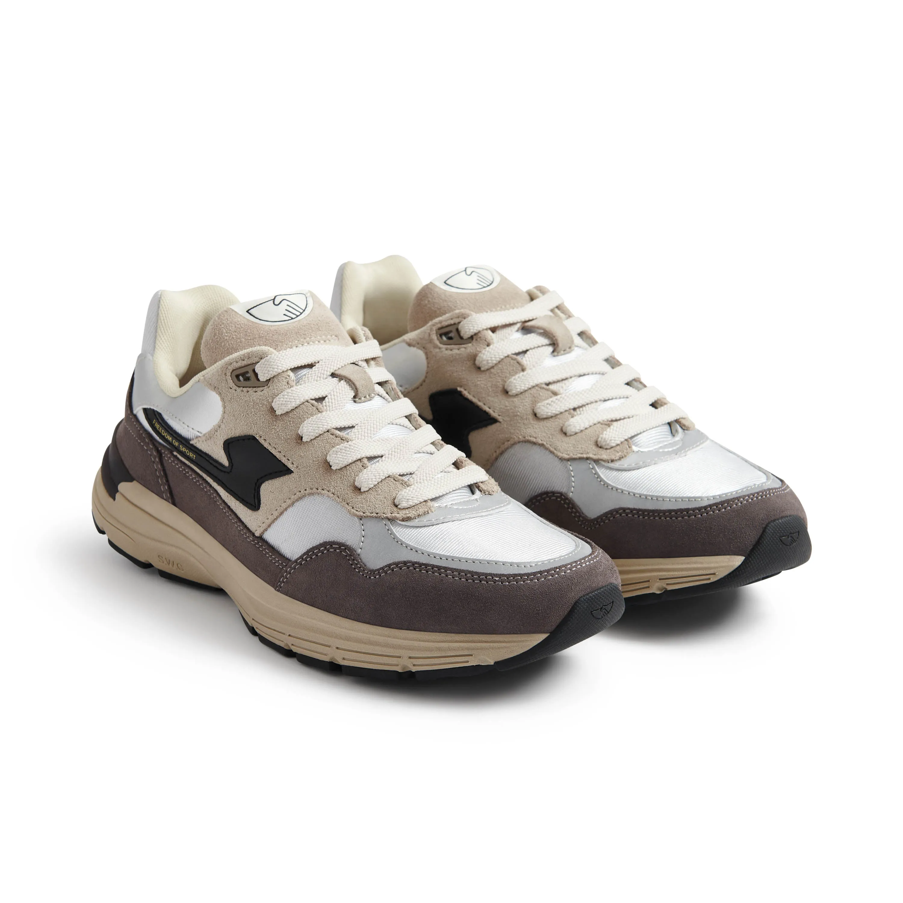 AMIEL S-STRIKE SUEDE MIX SILVER SMOKE sold by Stepney Workers Club product image thumbnail 2