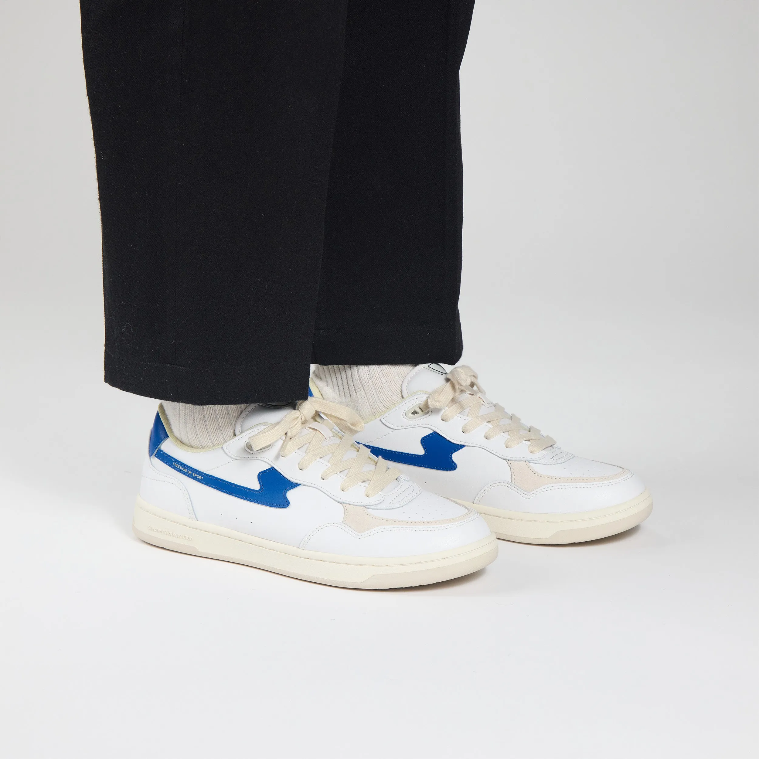 PRO-CUP 01 S-STRIKE LEATHER WHITE-BLUE sold by Stepney Workers Club product image thumbnail 3