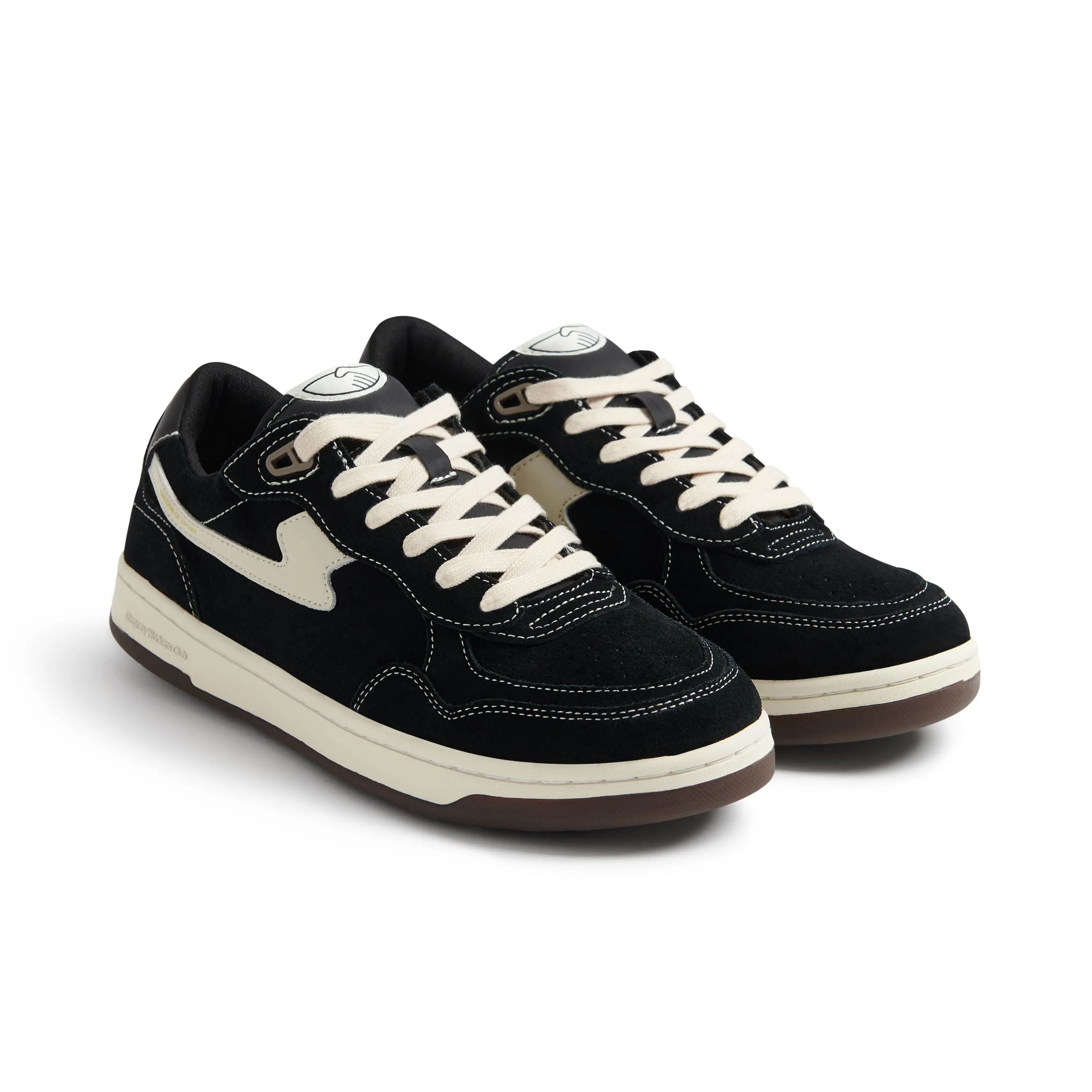 PRO-CUP 01 S-STRIKE SUEDE BLACK-WHITE sold by Stepney Workers Club product image thumbnail 2
