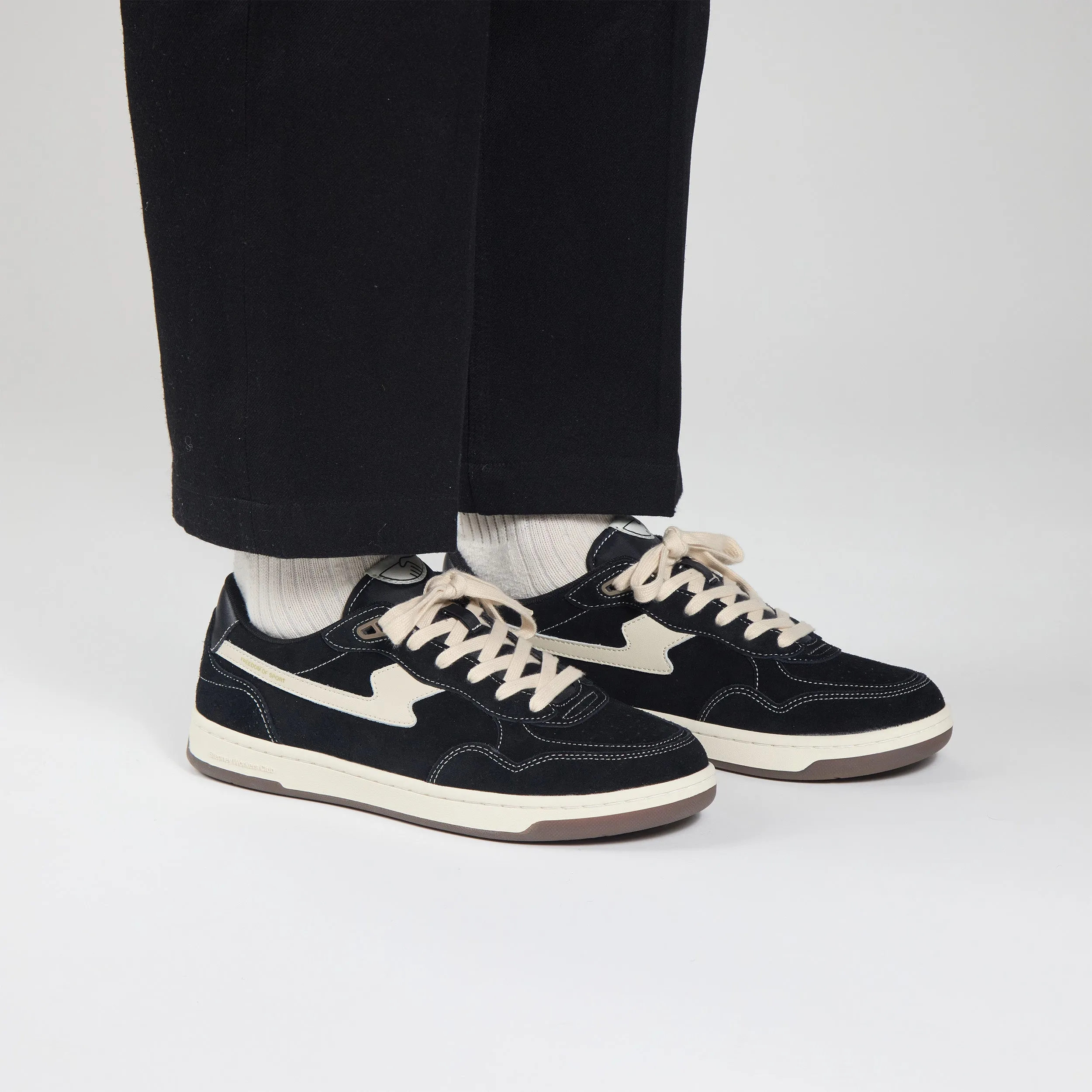 PRO-CUP 01 S-STRIKE SUEDE BLACK-WHITE sold by Stepney Workers Club product image thumbnail 3