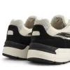 AMIEL S-STRIKE SUEDE MIX WHITE-BLACK sold by Stepney Workers Club