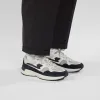 AMIEL S-STRIKE SUEDE MIX WHITE-BLACK sold by Stepney Workers Club
