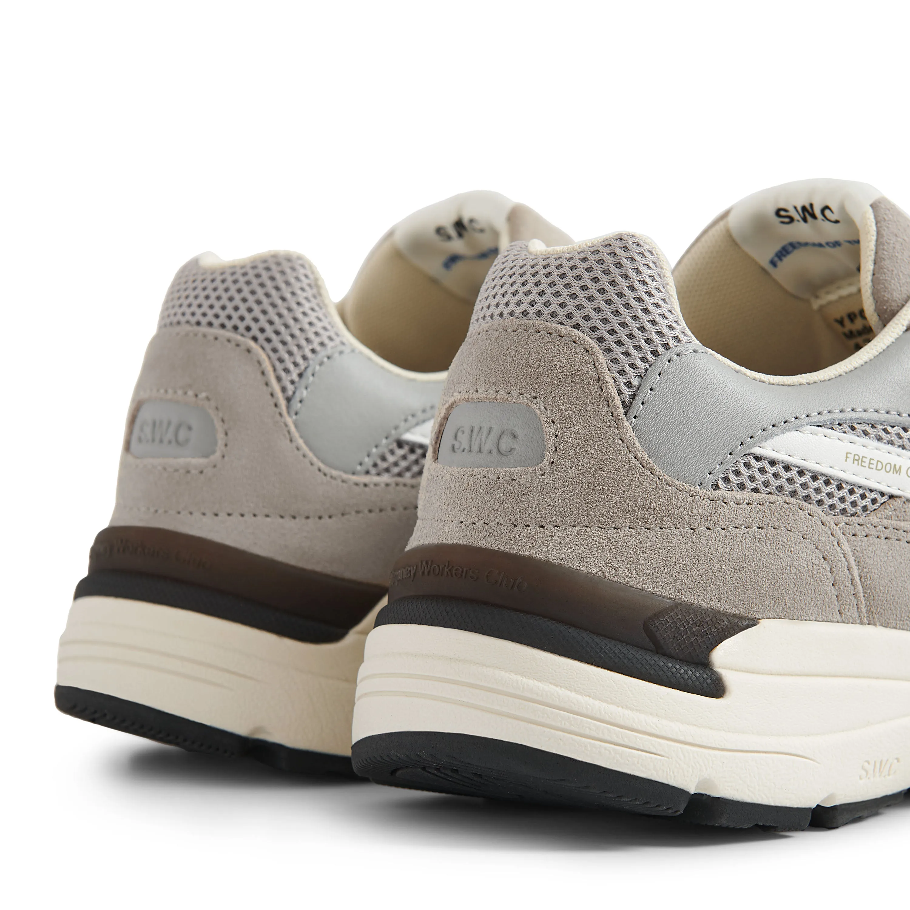 AMIEL S-STRIKE SUEDE MIX LIGHT GREY sold by Stepney Workers Club product image thumbnail 5