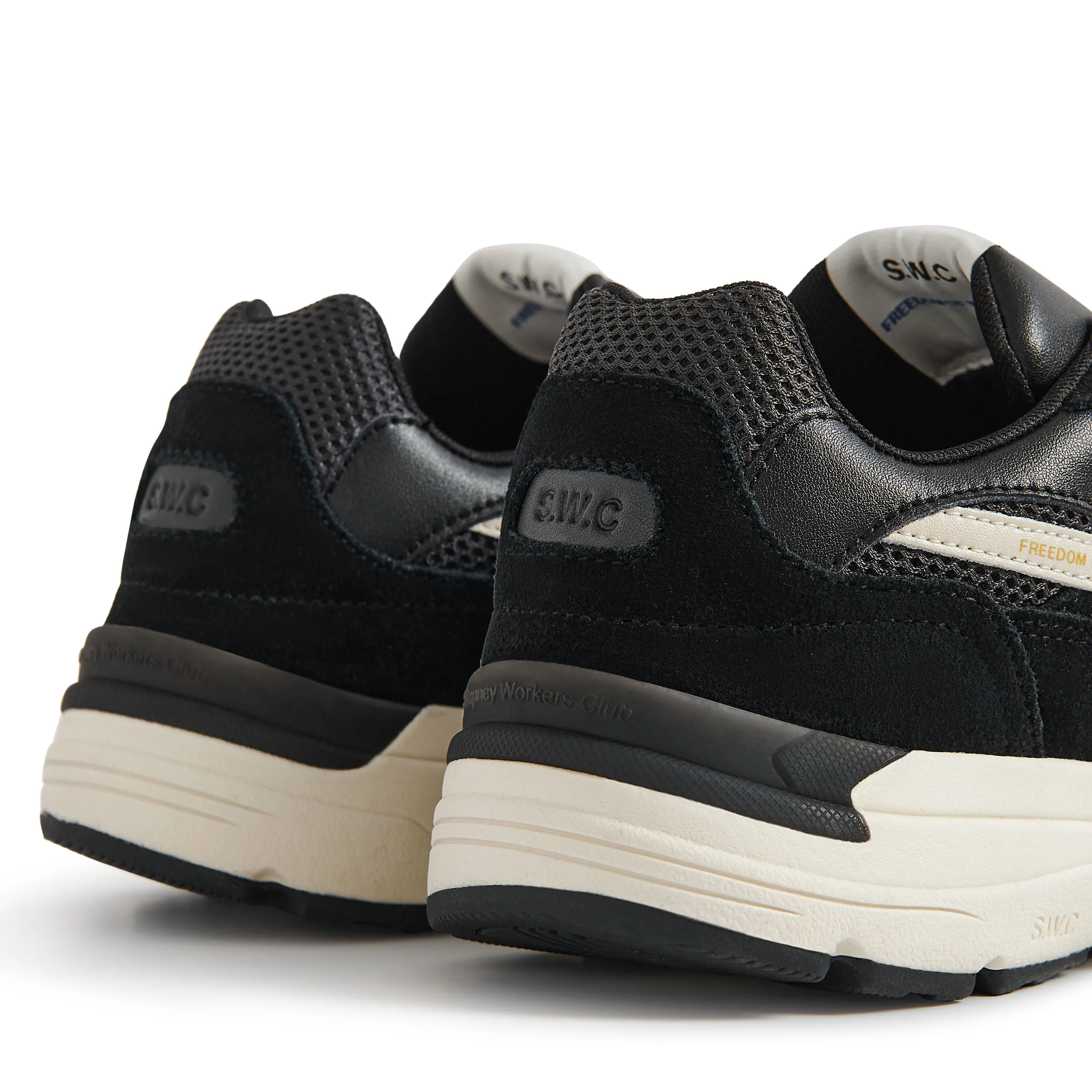AMIEL S-STRIKE SUEDE MIX BLACK-BLACK sold by Stepney Workers Club product image thumbnail 5