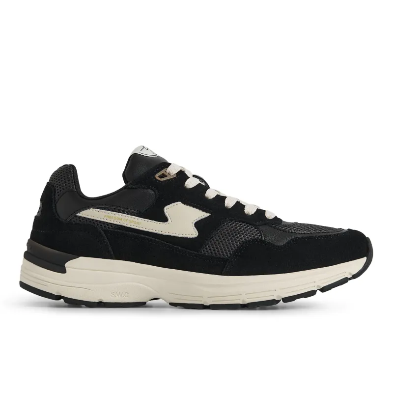 AMIEL S-STRIKE SUEDE MIX BLACK-BLACK sold by Stepney Workers Club