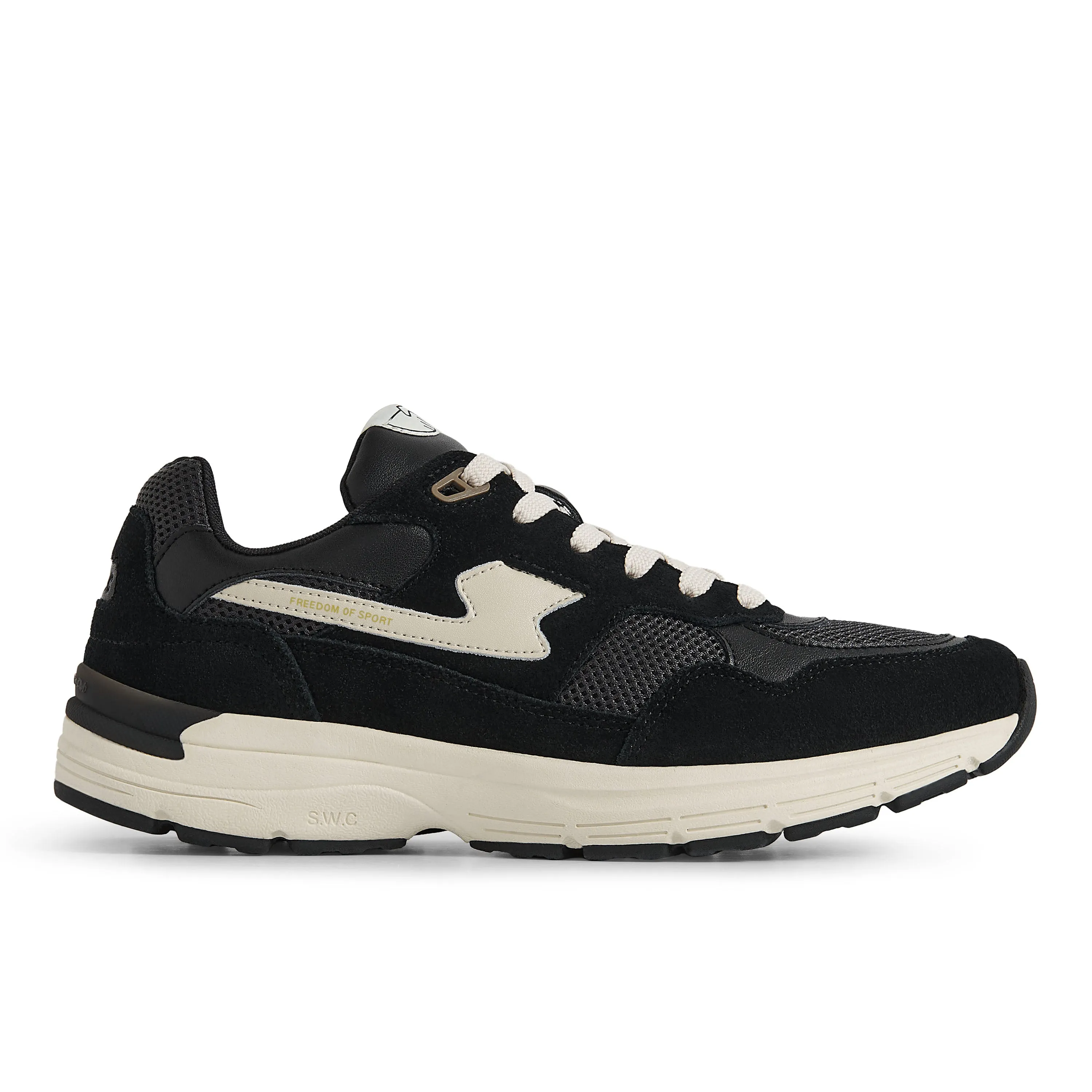 AMIEL S-STRIKE SUEDE MIX BLACK-BLACK sold by Stepney Workers Club