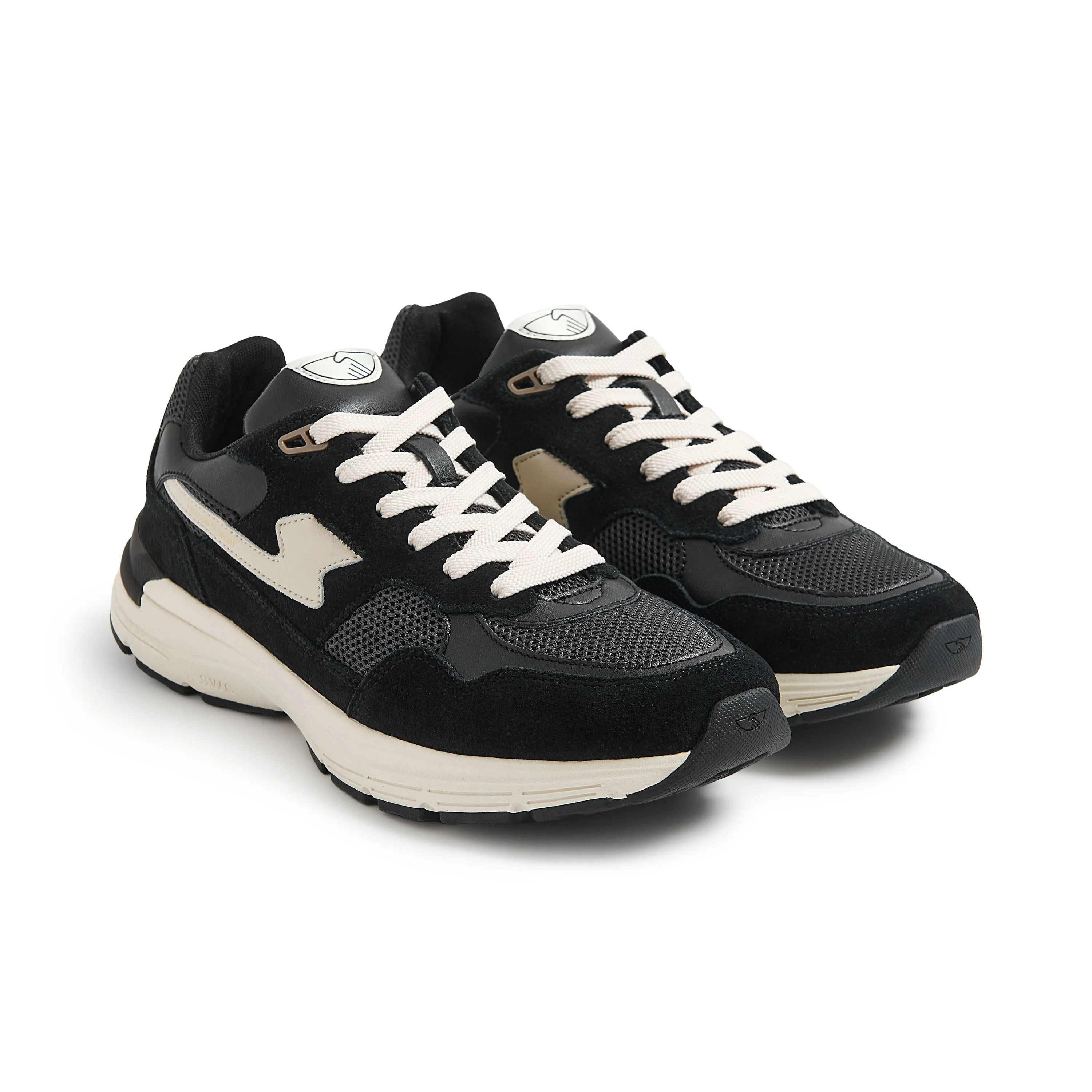 AMIEL S-STRIKE SUEDE MIX BLACK-BLACK sold by Stepney Workers Club product image thumbnail 2