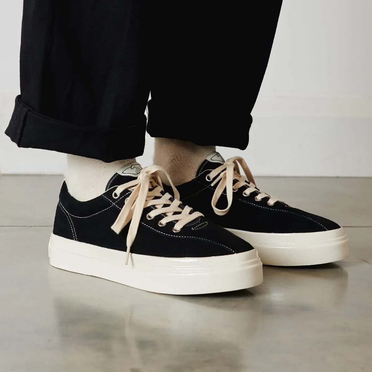 DELLOW SUEDE BLACK-ECRU sold by Stepney Workers Club product image thumbnail 2