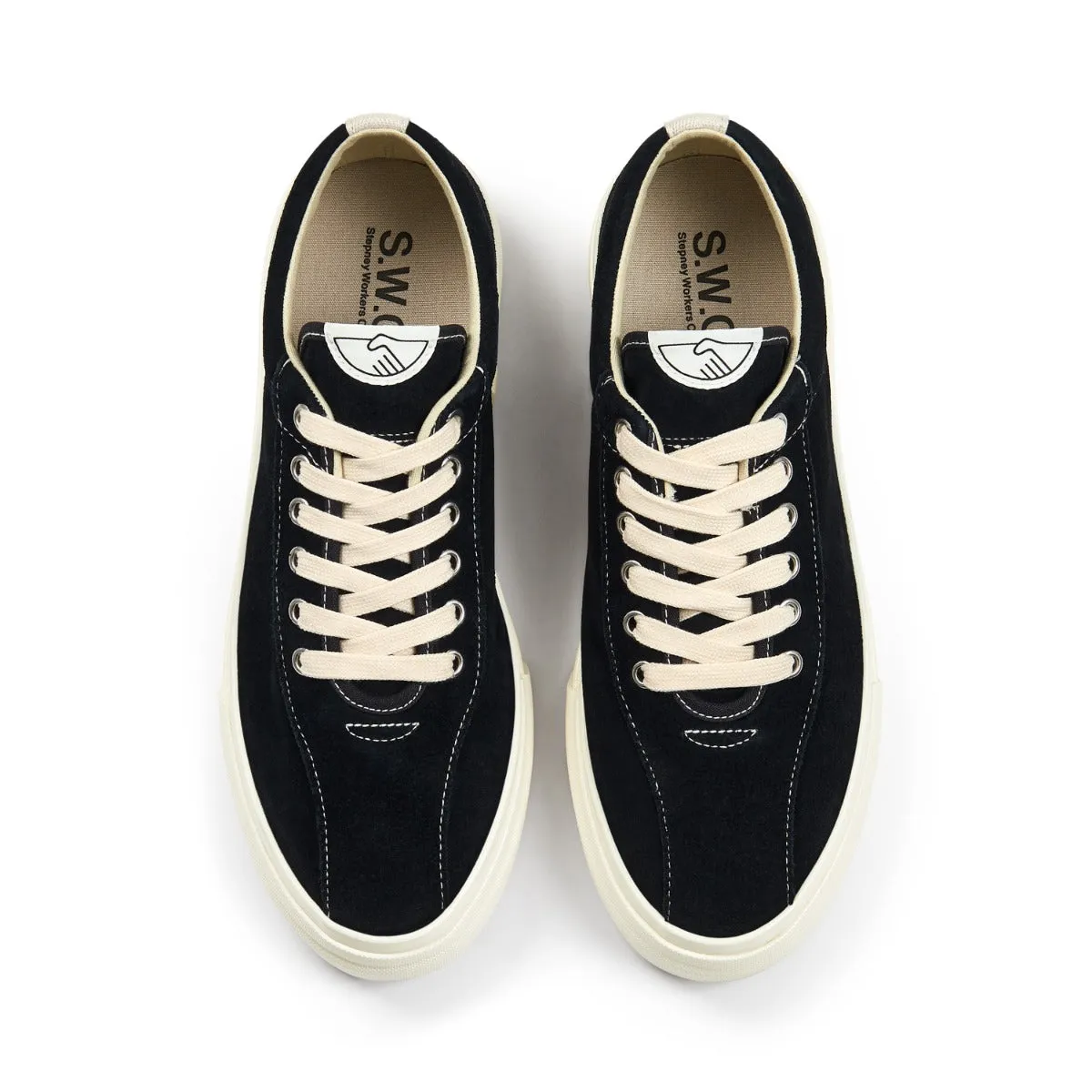 DELLOW SUEDE BLACK-ECRU sold by Stepney Workers Club product image thumbnail 4