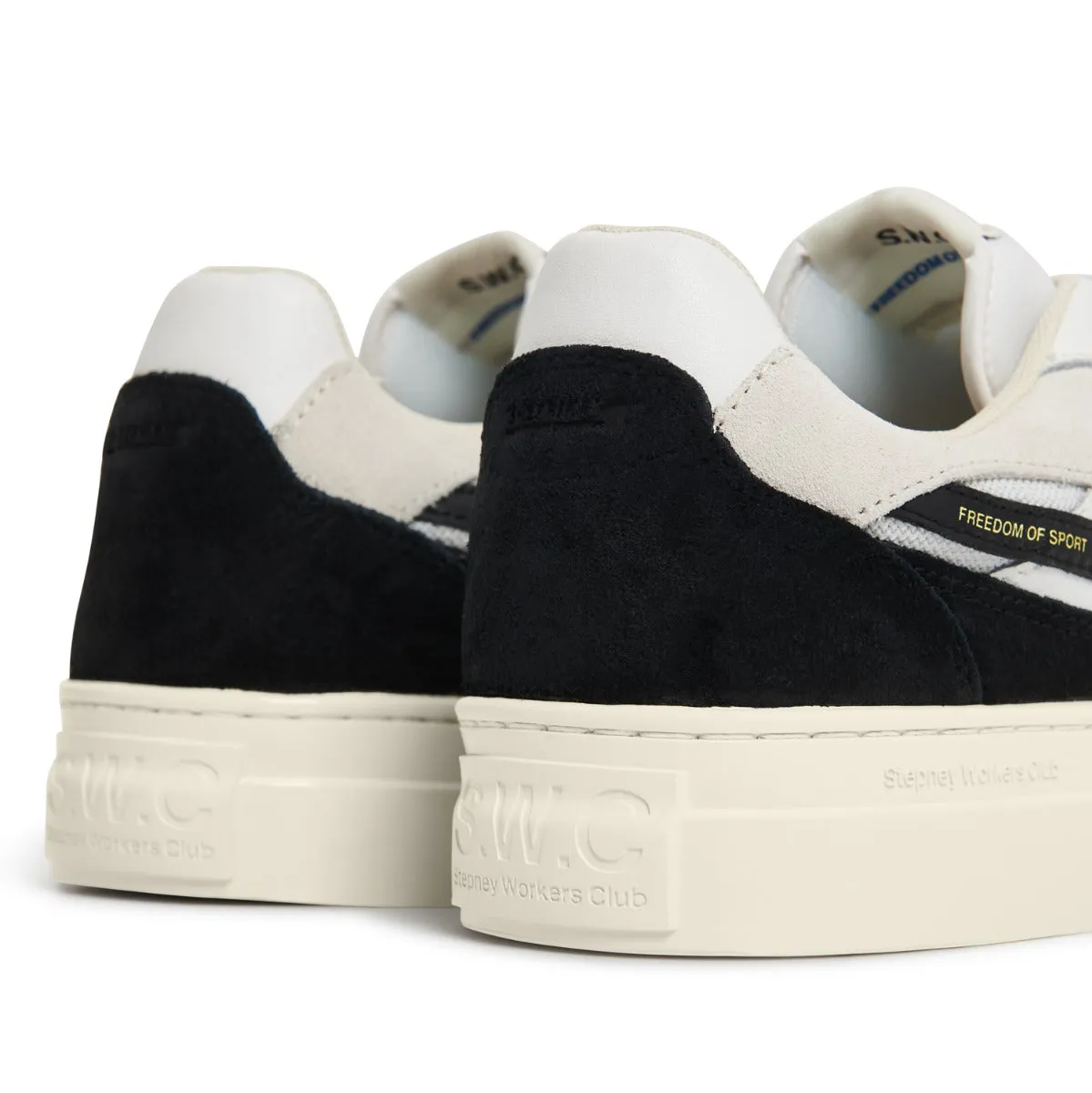 PEARL S-STRIKE SUEDE MIX WHITE-BLACK sold by Stepney Workers Club product image thumbnail 5