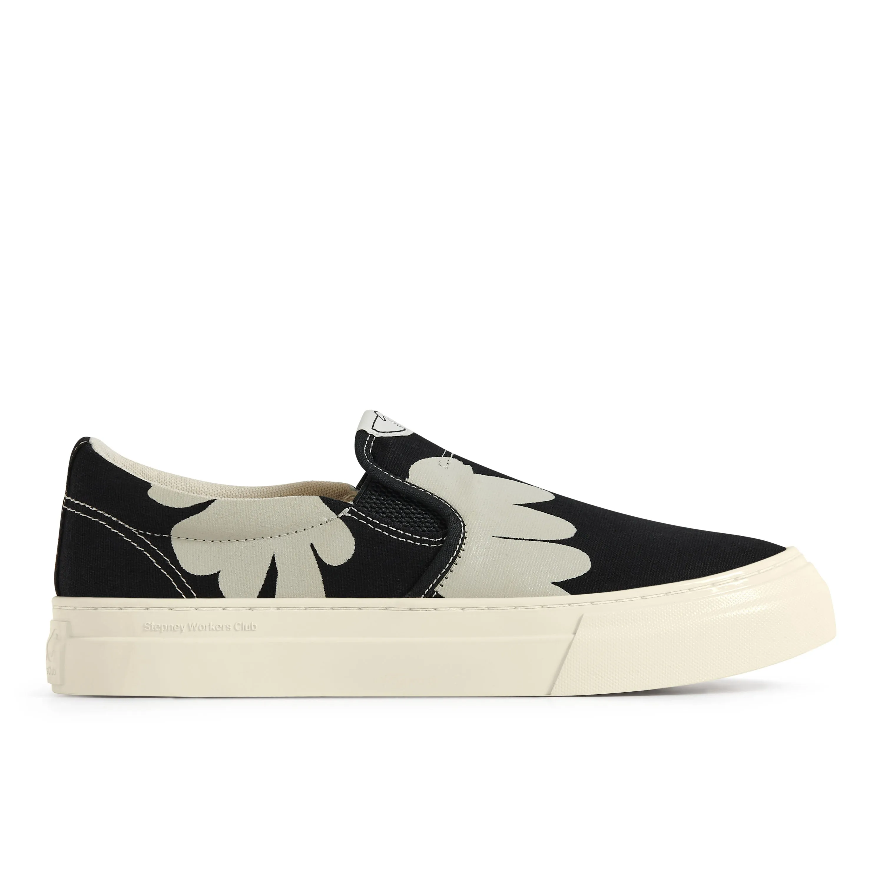 LISTER CUP SHROOMHANDS CANVAS BLACK-WHITE sold by Stepney Workers Club