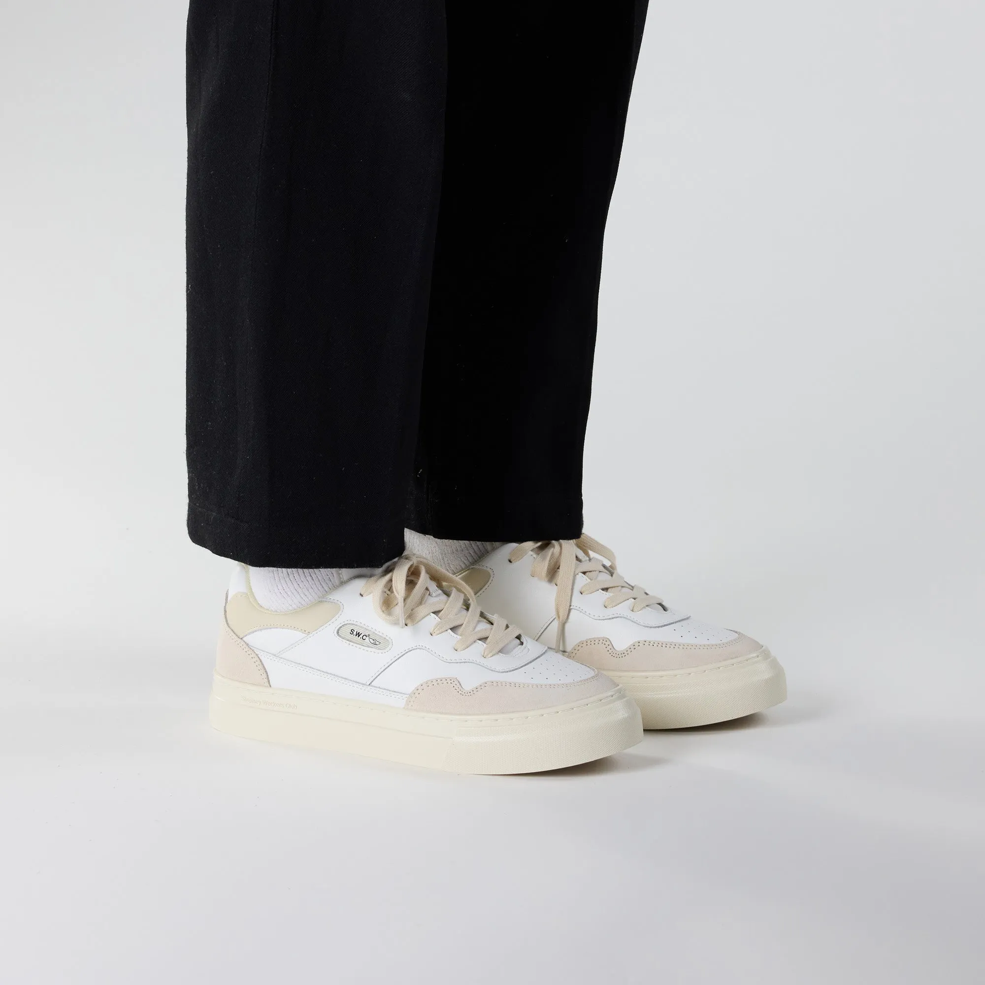 PEARL LEATHER SPRING WHITE sold by Stepney Workers Club product image thumbnail 4