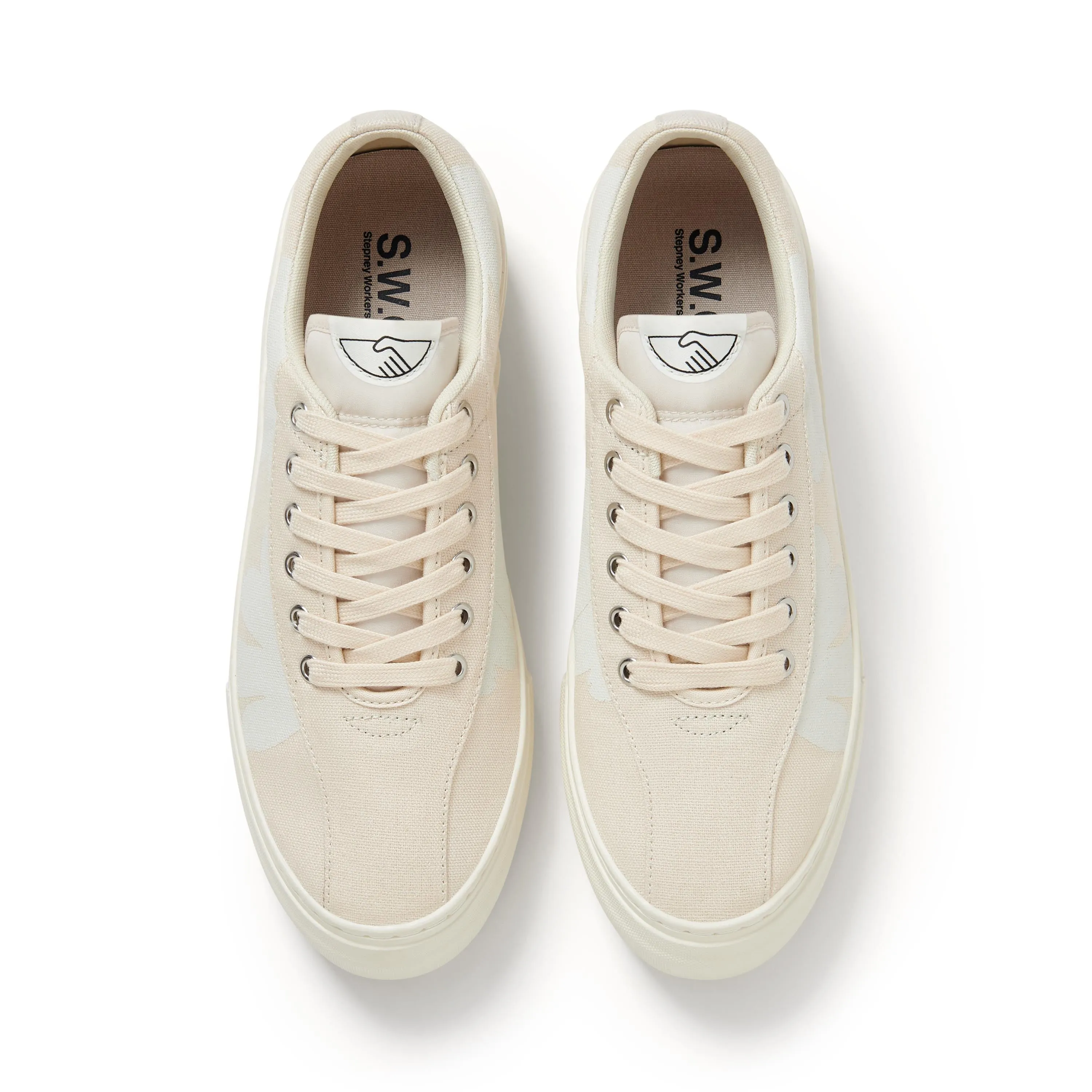 DELLOW CUP SHROOMHANDS CANVAS ECRU-WHITE sold by Stepney Workers Club product image thumbnail 2