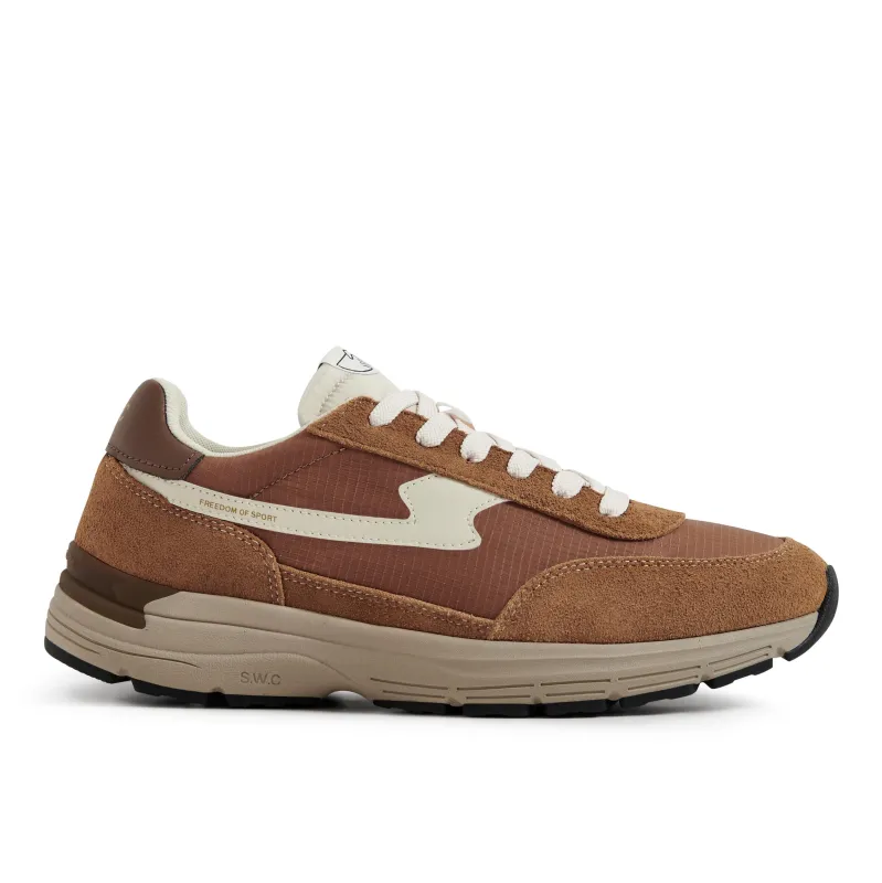 OSIER S-STRIKE SUEDE MIX BROWN sold by Stepney Workers Club
