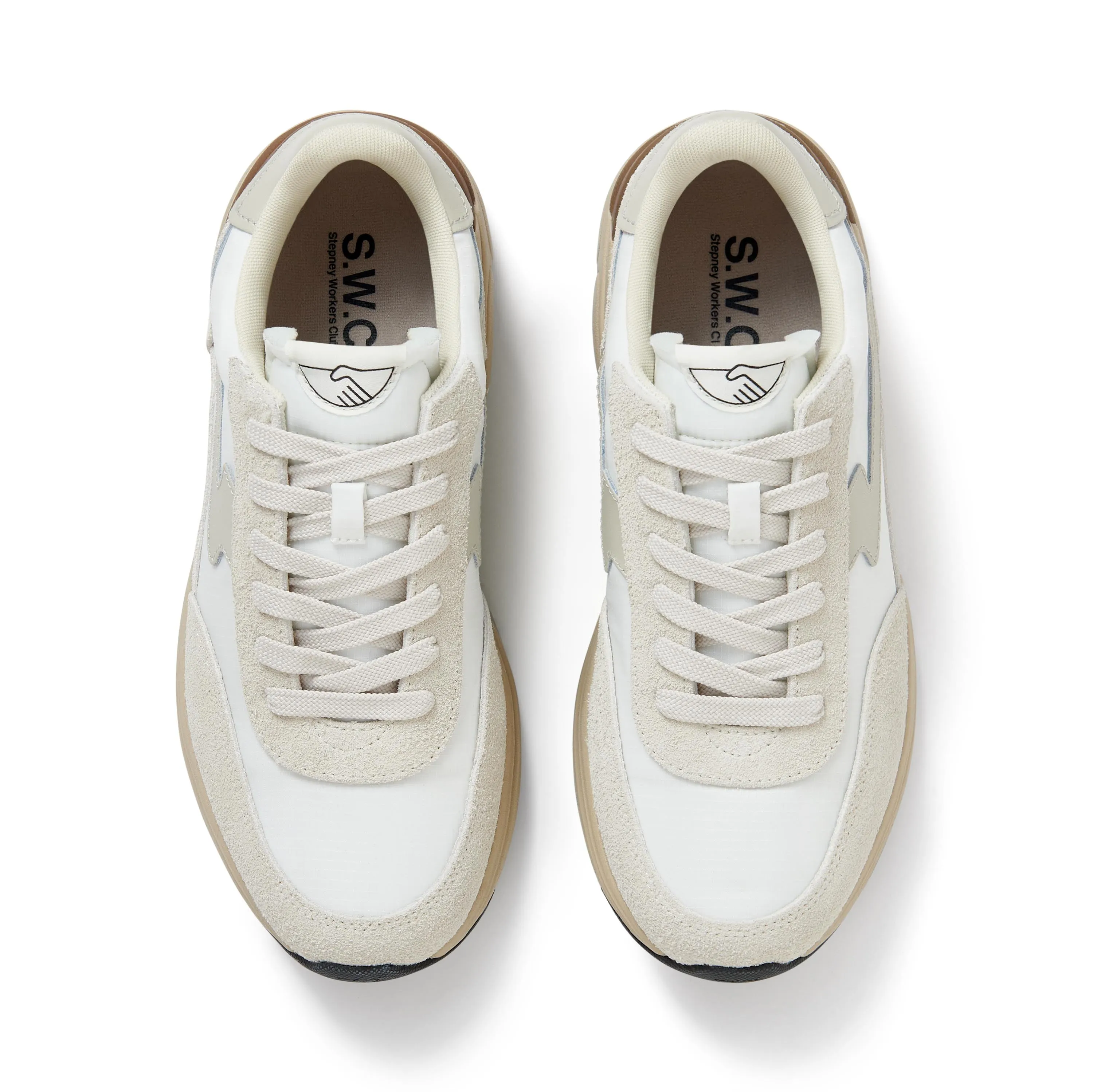OSIER S-STRIKE SUEDE MIX SPRING WHITE sold by Stepney Workers Club product image thumbnail 2