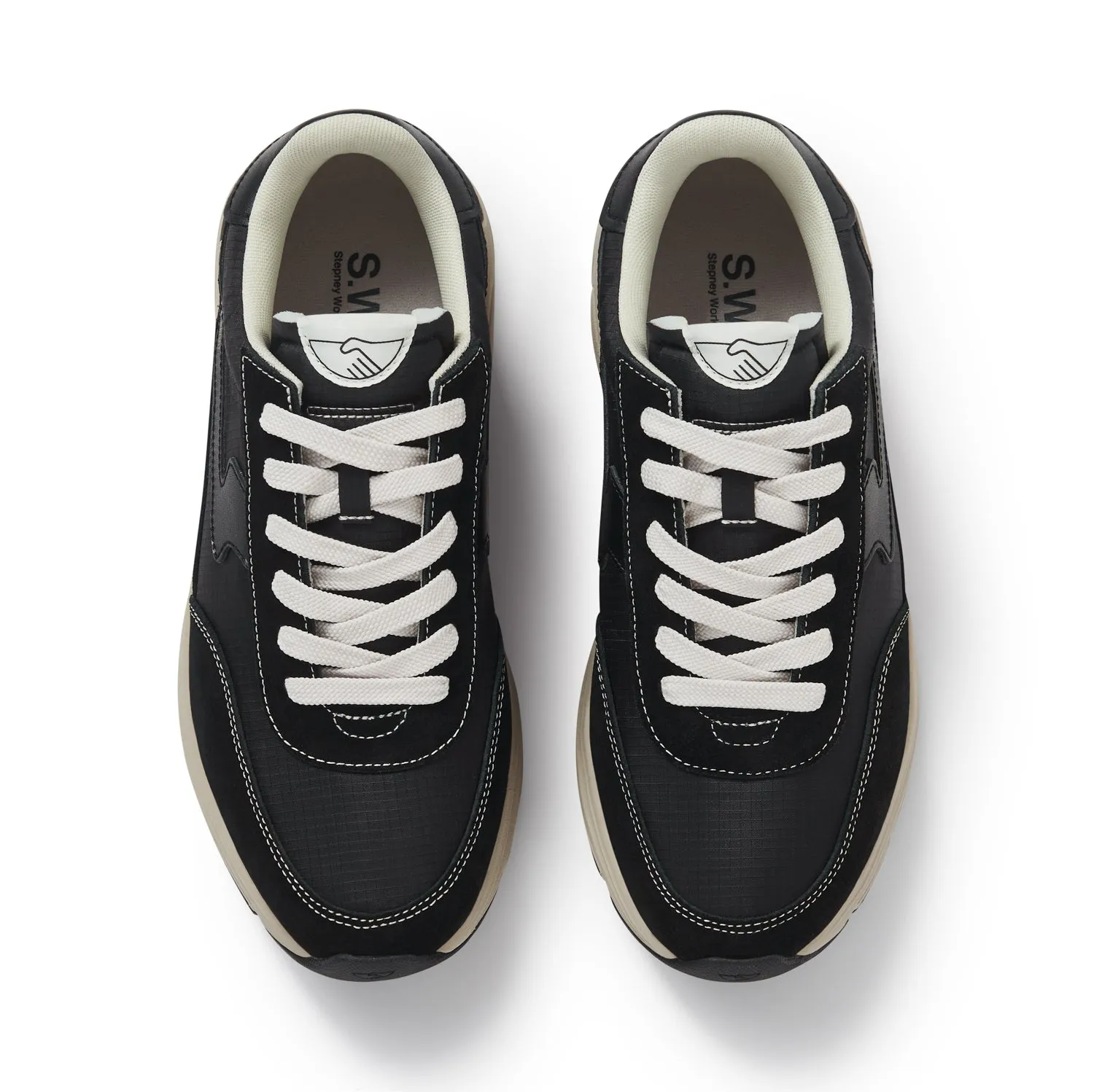 OSIER S-STRIKE SUEDE MIX BLACK II sold by Stepney Workers Club product image thumbnail 2