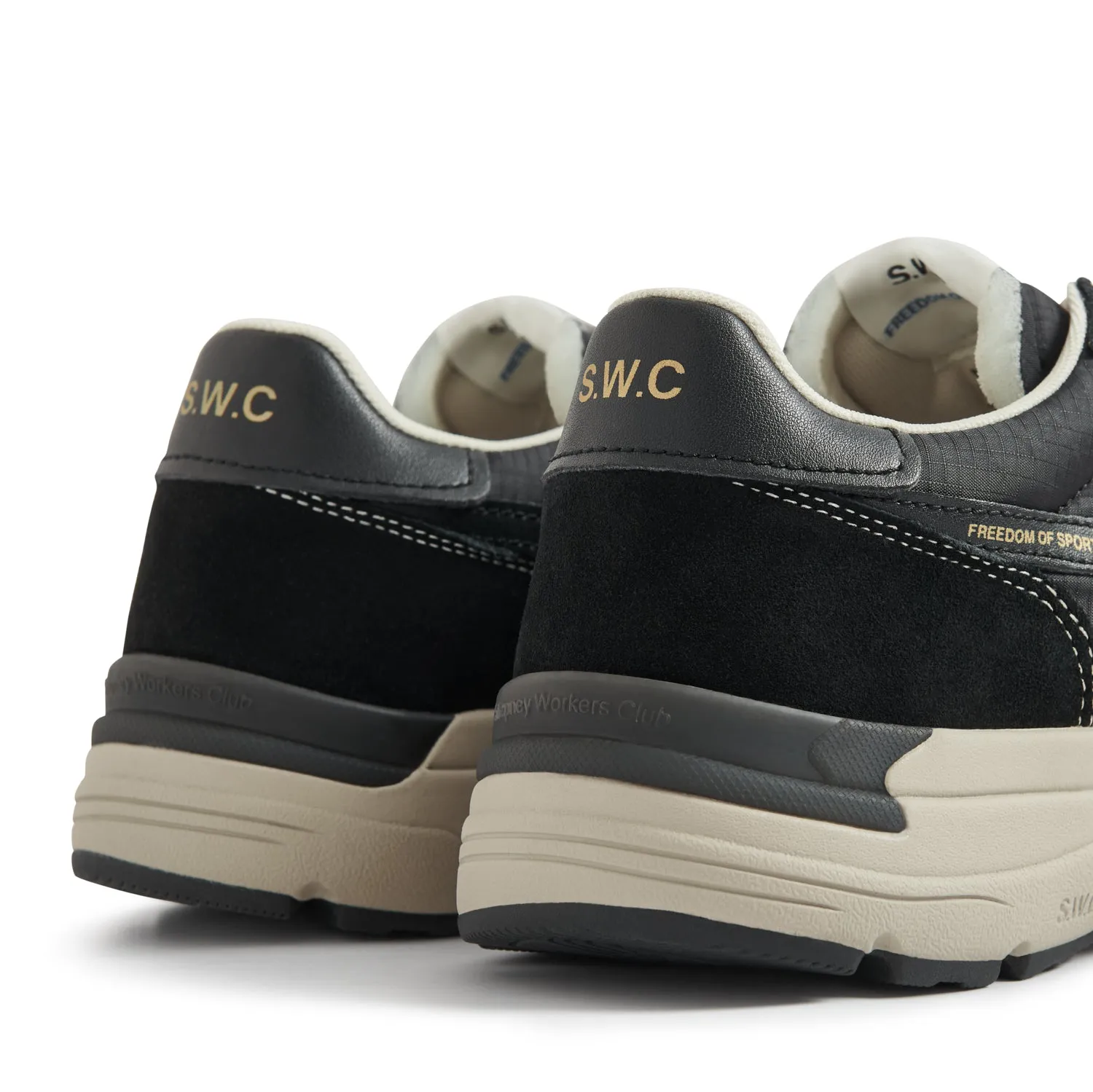 OSIER S-STRIKE SUEDE MIX BLACK II sold by Stepney Workers Club product image thumbnail 3