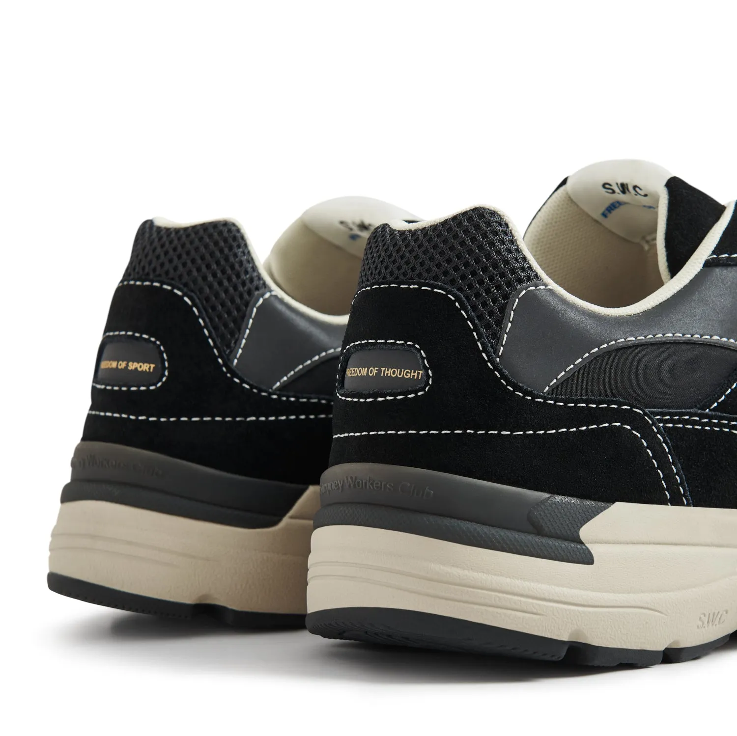 AMIEL SUEDE MIX BLACK *ONLINE EXCLUSIVE* sold by Stepney Workers Club product image thumbnail 3