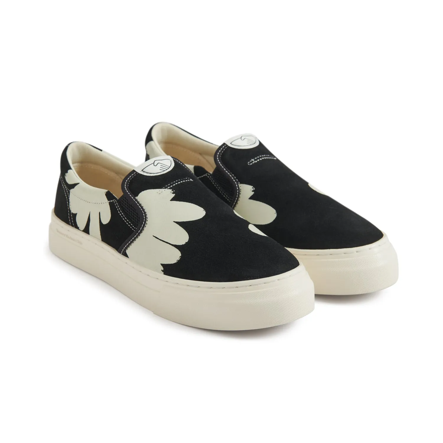 LISTER CUP SHROOMHANDS SUEDE BLACK-ECRU sold by Stepney Workers Club product image thumbnail 4