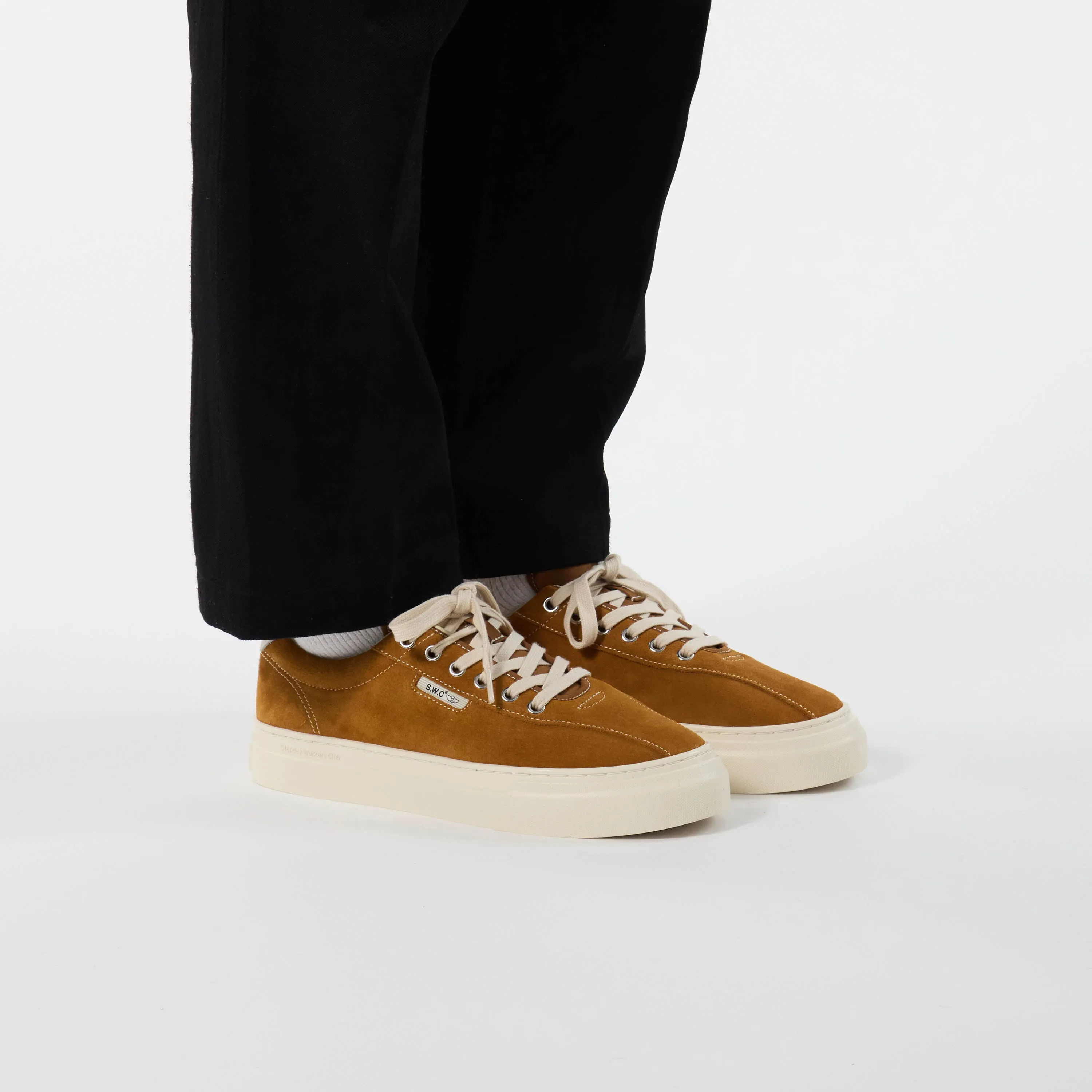 DELLOW 02 CUP SUEDE TAN sold by Stepney Workers Club product image thumbnail 5
