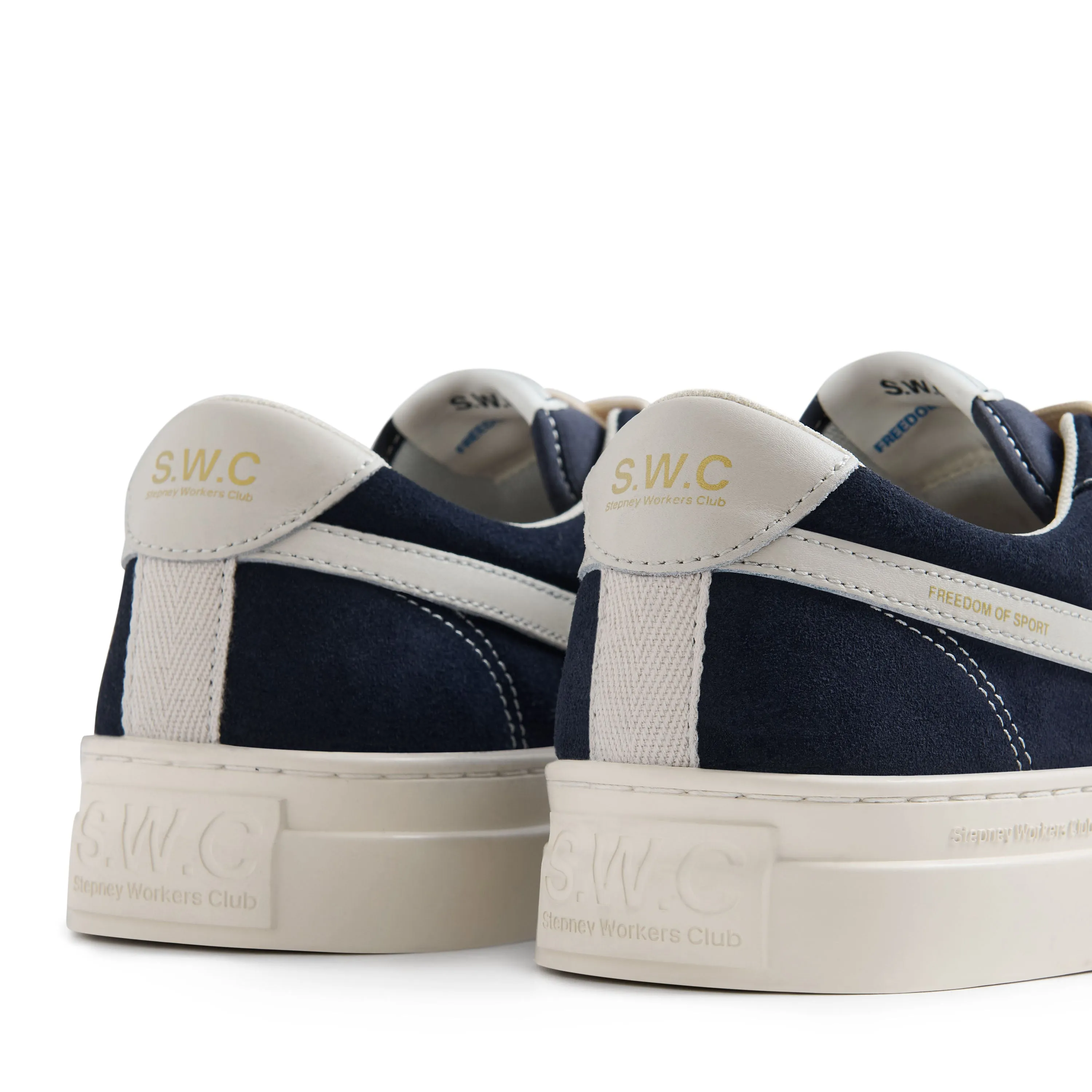 DELLOW S-STRIKE CUP SUEDE NAVY sold by Stepney Workers Club product image thumbnail 3