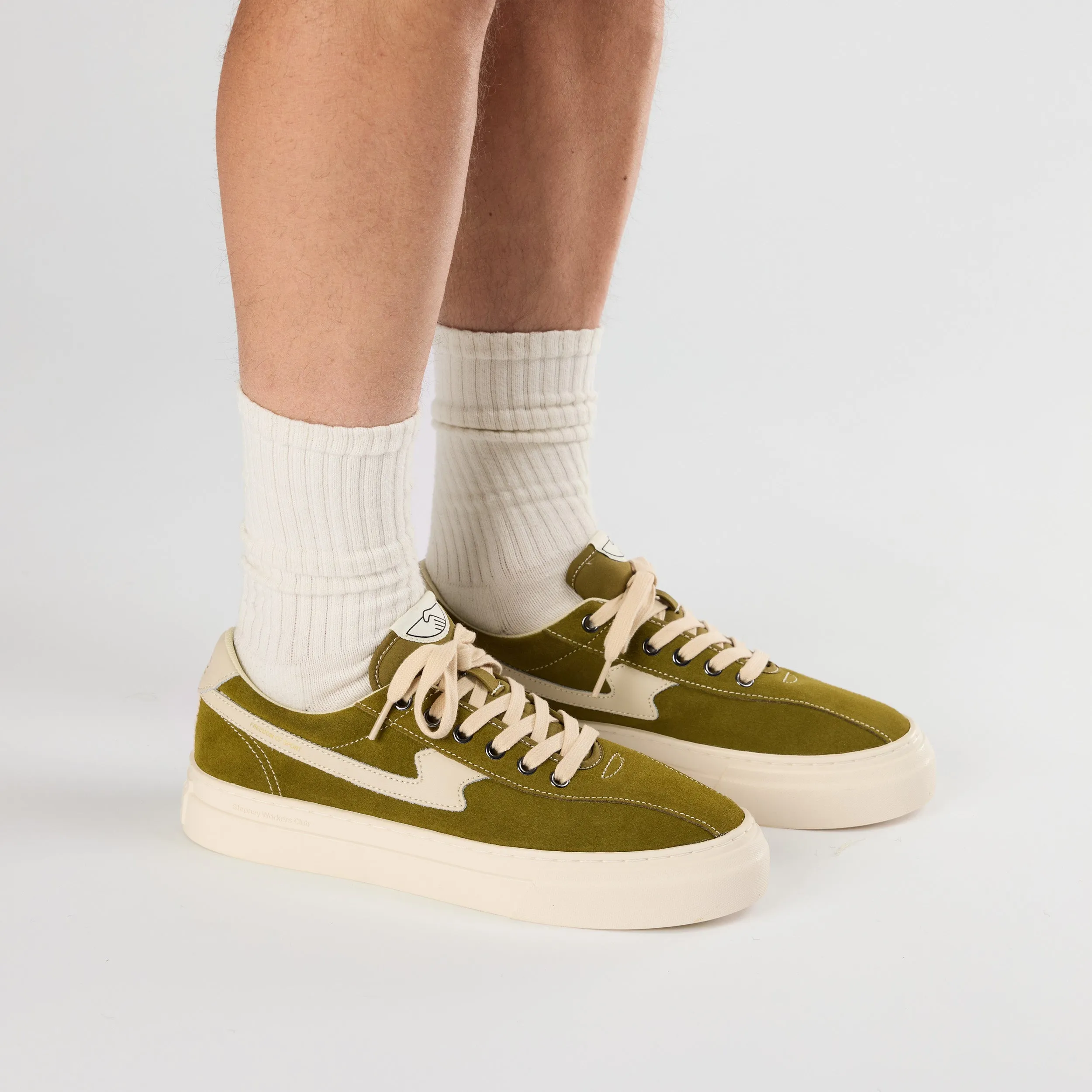 DELLOW S-STRIKE CUP SUEDE MILITARY sold by Stepney Workers Club product image thumbnail 5