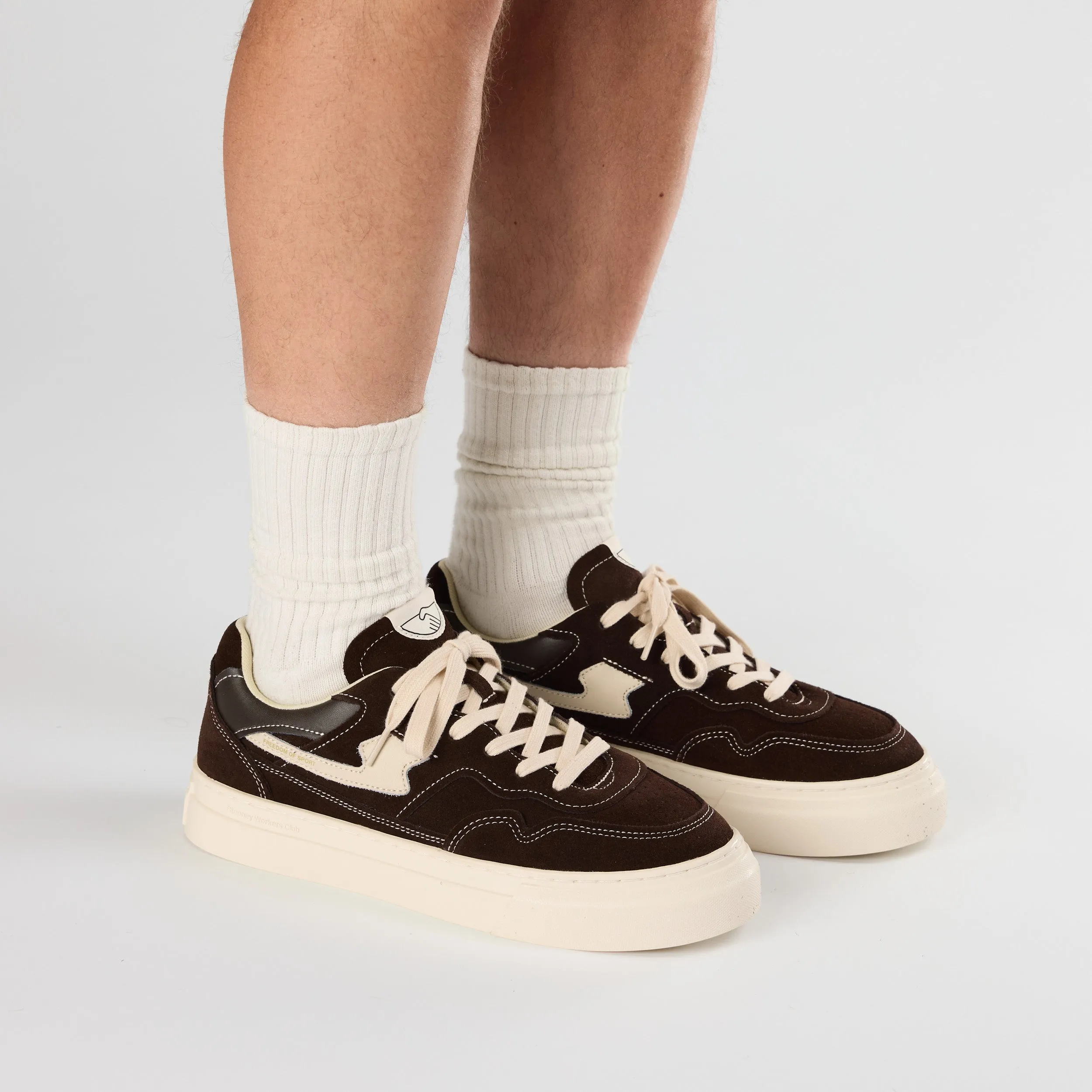 PEARL II S-STRIKE SUEDE DK BROWN sold by Stepney Workers Club product image thumbnail 5