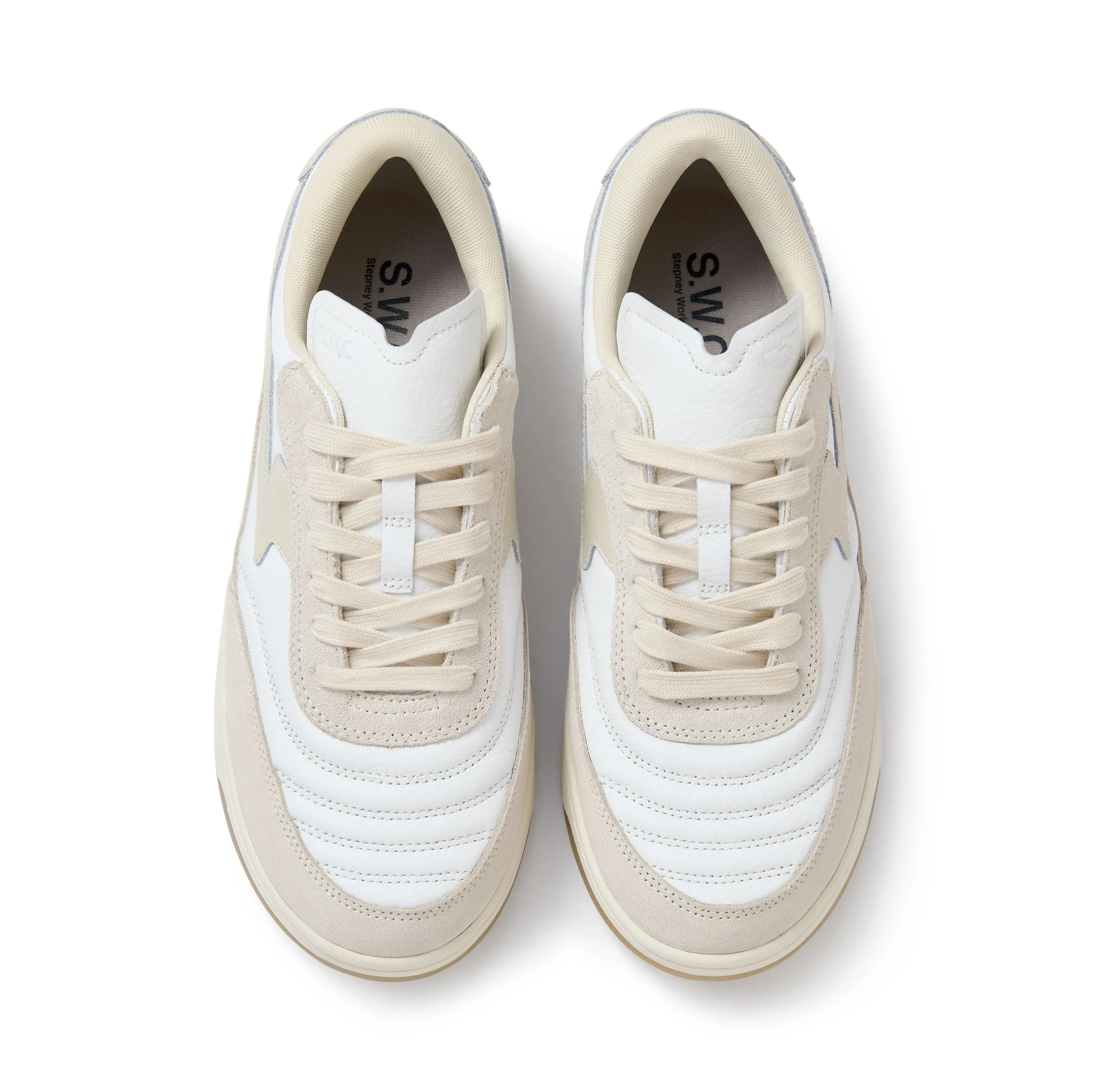 CASSON S-STRIKE LEATHER SUEDE WHITE sold by Stepney Workers Club product image thumbnail 2