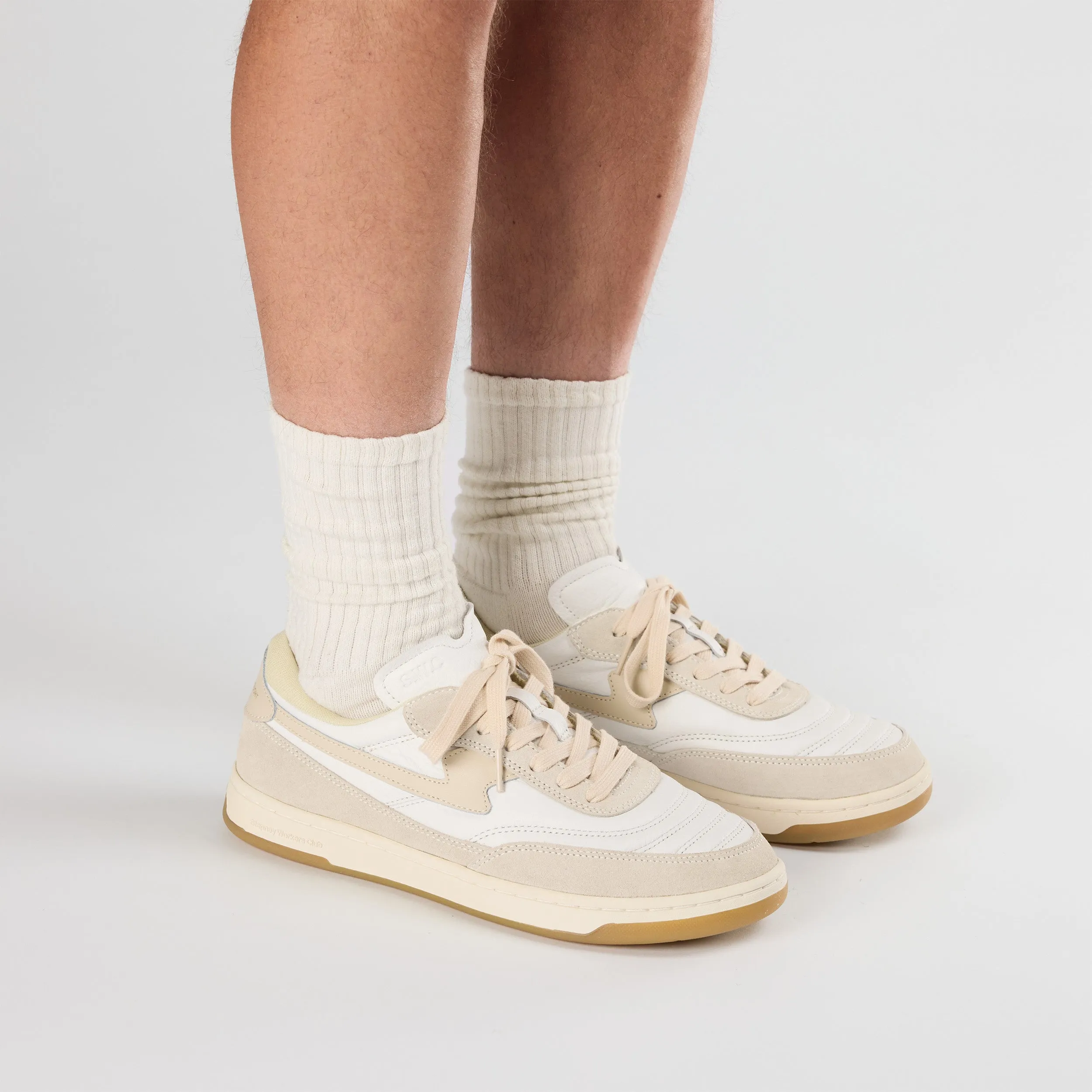 CASSON S-STRIKE LEATHER SUEDE WHITE sold by Stepney Workers Club product image thumbnail 5