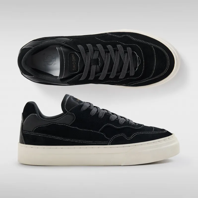 OM6c - Pearl Omni - Silk Suede - Black made by Stepney Workers Club