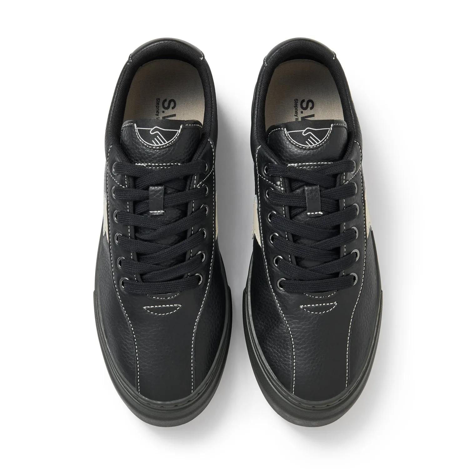 DELLOW S-STRIKE TUMBLED LEATHER BLACK sold by Stepney Workers Club product image thumbnail 2