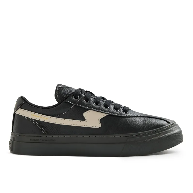 DELLOW S-STRIKE TUMBLED LEATHER BLACK made by Stepney Workers Club