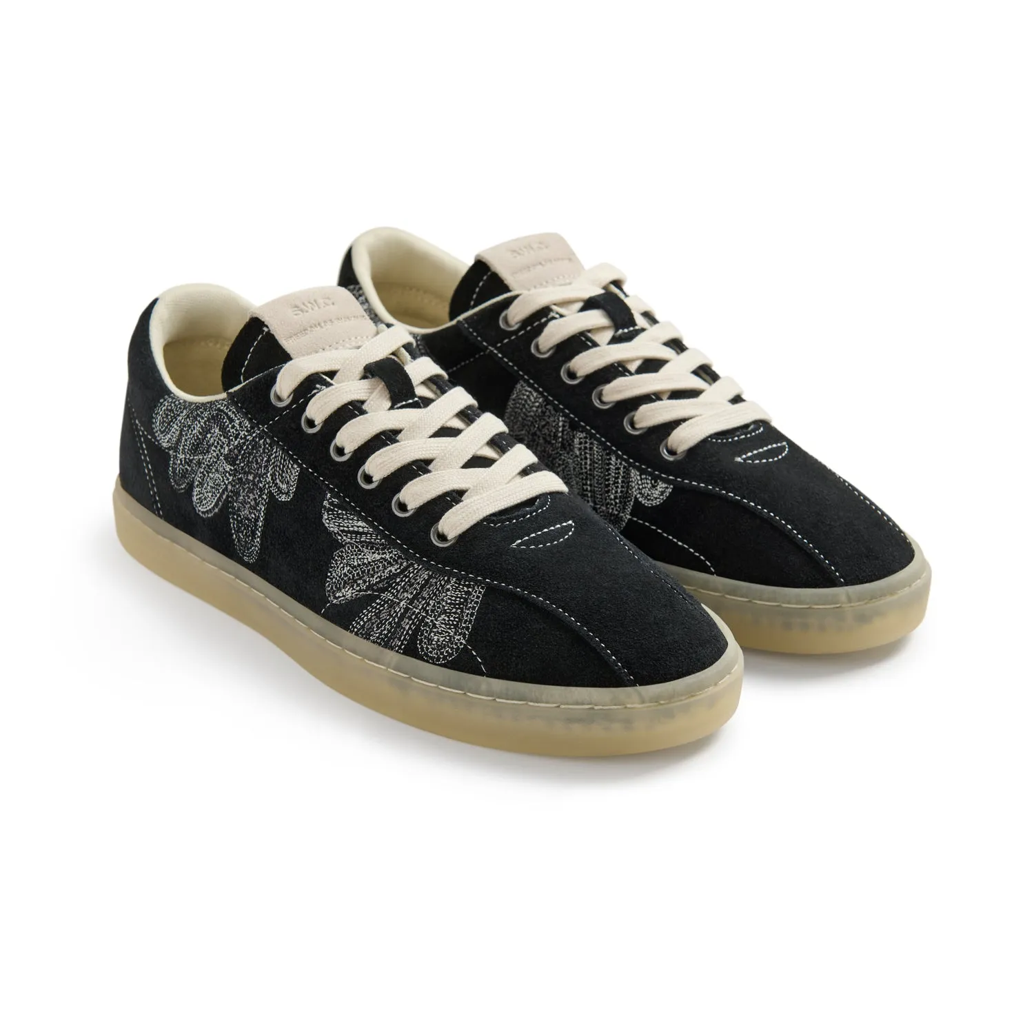 SURMA SHROOMHANDS SUEDE REPAIR STITCH BLACK sold by Stepney Workers Club product image thumbnail 3