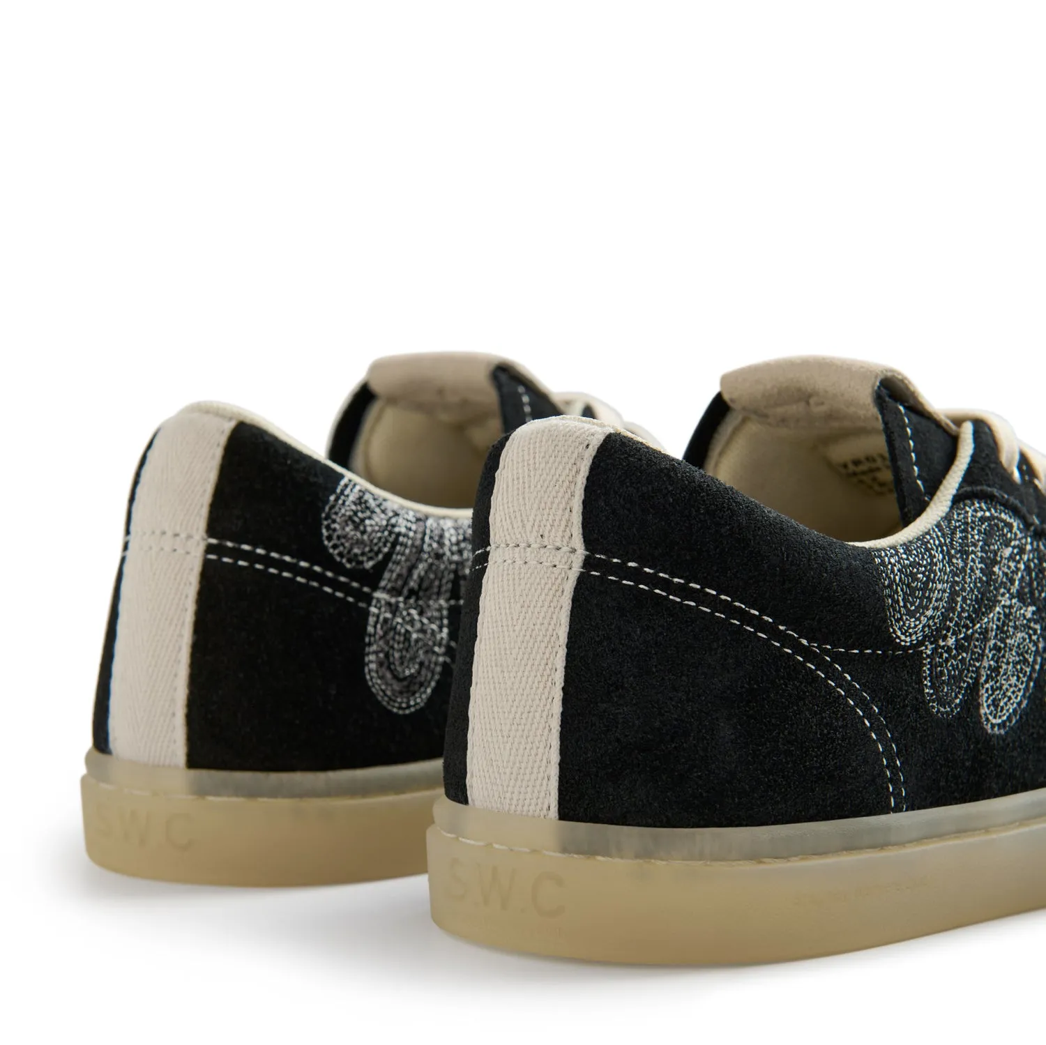 SURMA SHROOMHANDS SUEDE REPAIR STITCH BLACK sold by Stepney Workers Club product image thumbnail 4