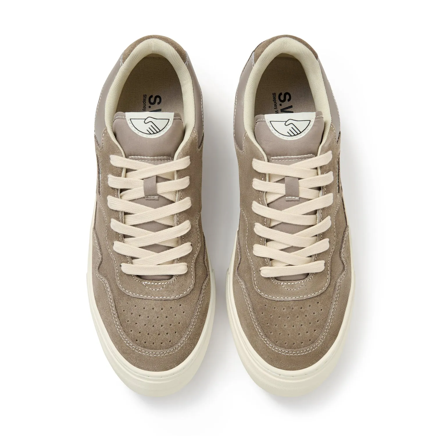 PEARL SUEDE WARM GREY sold by Stepney Workers Club product image thumbnail 2