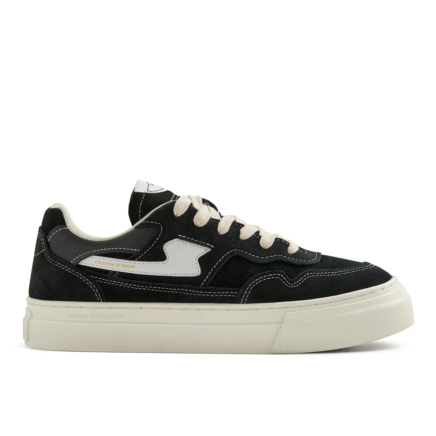 PEARL II S-STRIKE SUEDE BLACK sold by Stepney Workers Club