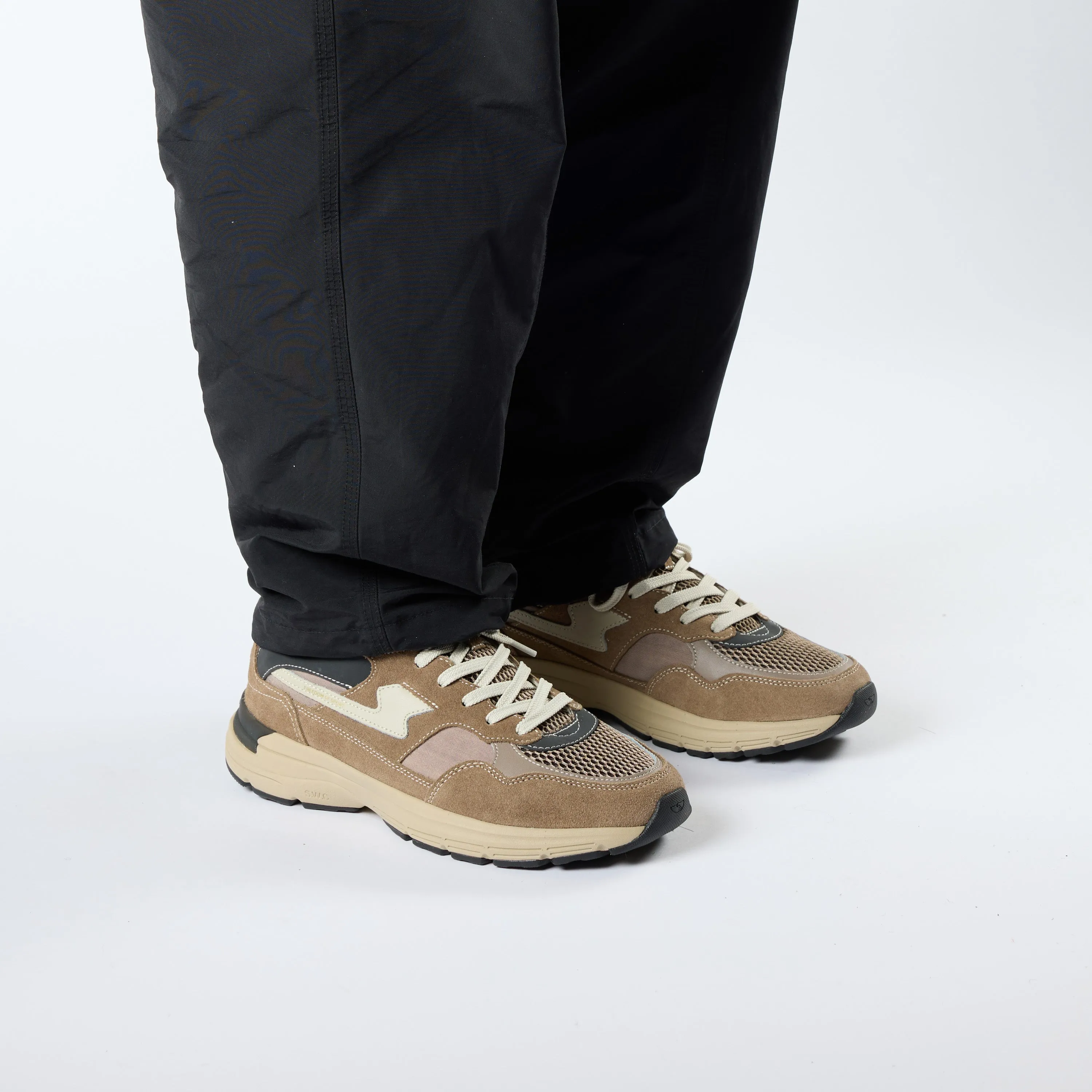 AMIEL S-STRIKE SUEDE MIX WARM GREY sold by Stepney Workers Club product image thumbnail 5