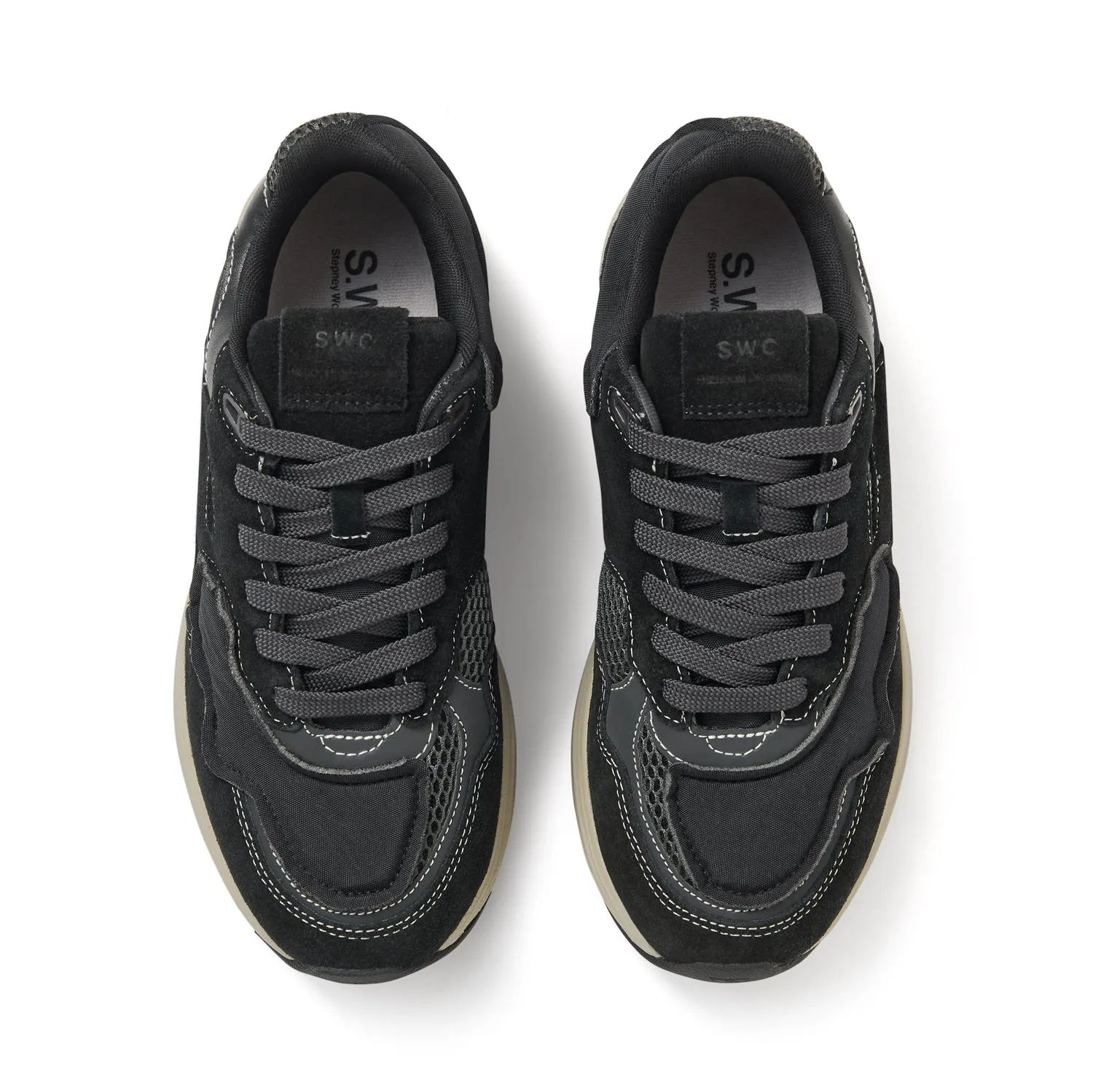 AMIEL II NYLON OVERLAY BLACK sold by Stepney Workers Club product image thumbnail 2