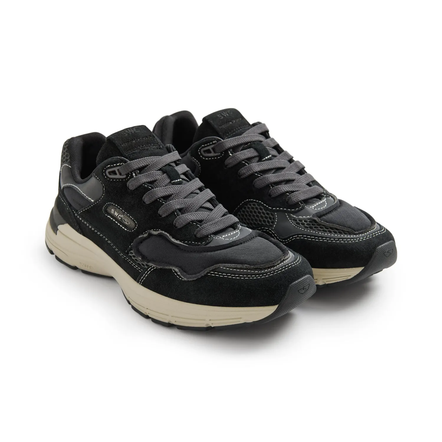 AMIEL II NYLON OVERLAY BLACK sold by Stepney Workers Club product image thumbnail 3