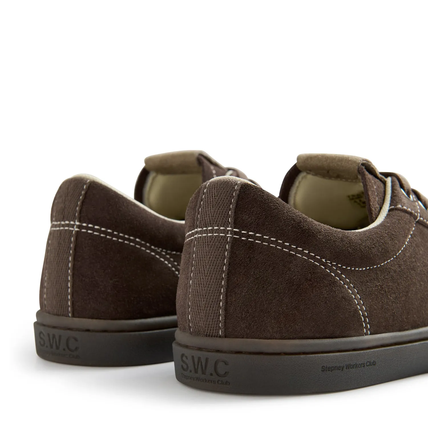 SURMA SUEDE DARK BROWN II sold by Stepney Workers Club product image thumbnail 4