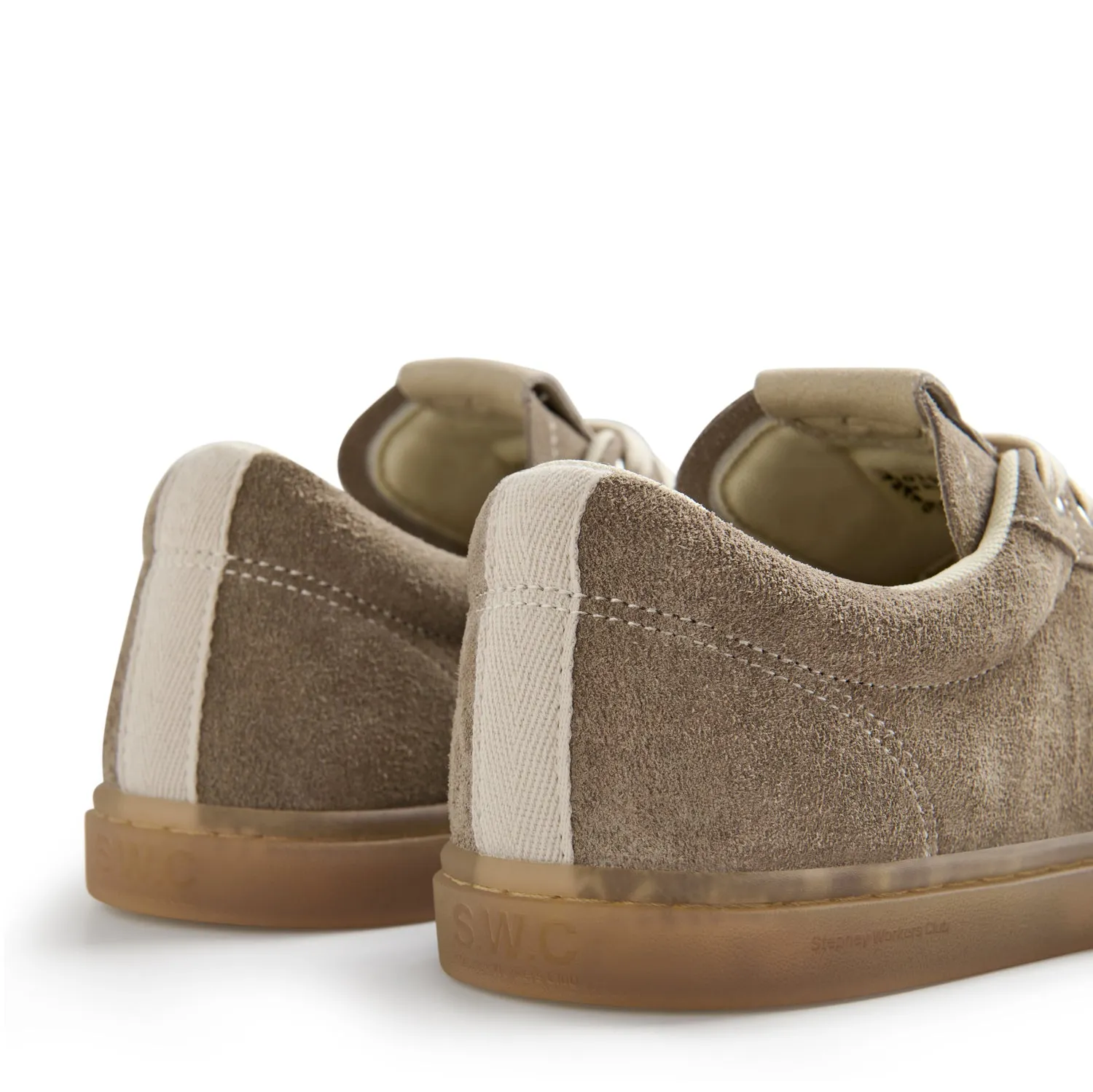 SURMA SUEDE WARM GREY sold by Stepney Workers Club product image thumbnail 4