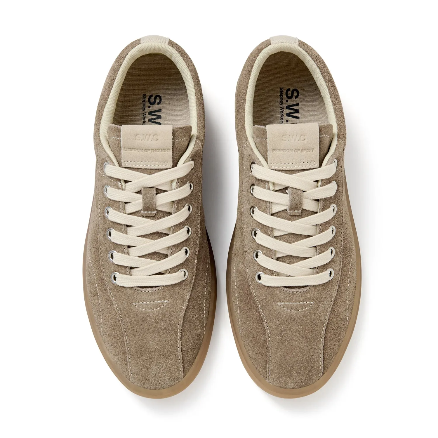 SURMA SUEDE WARM GREY sold by Stepney Workers Club product image thumbnail 2